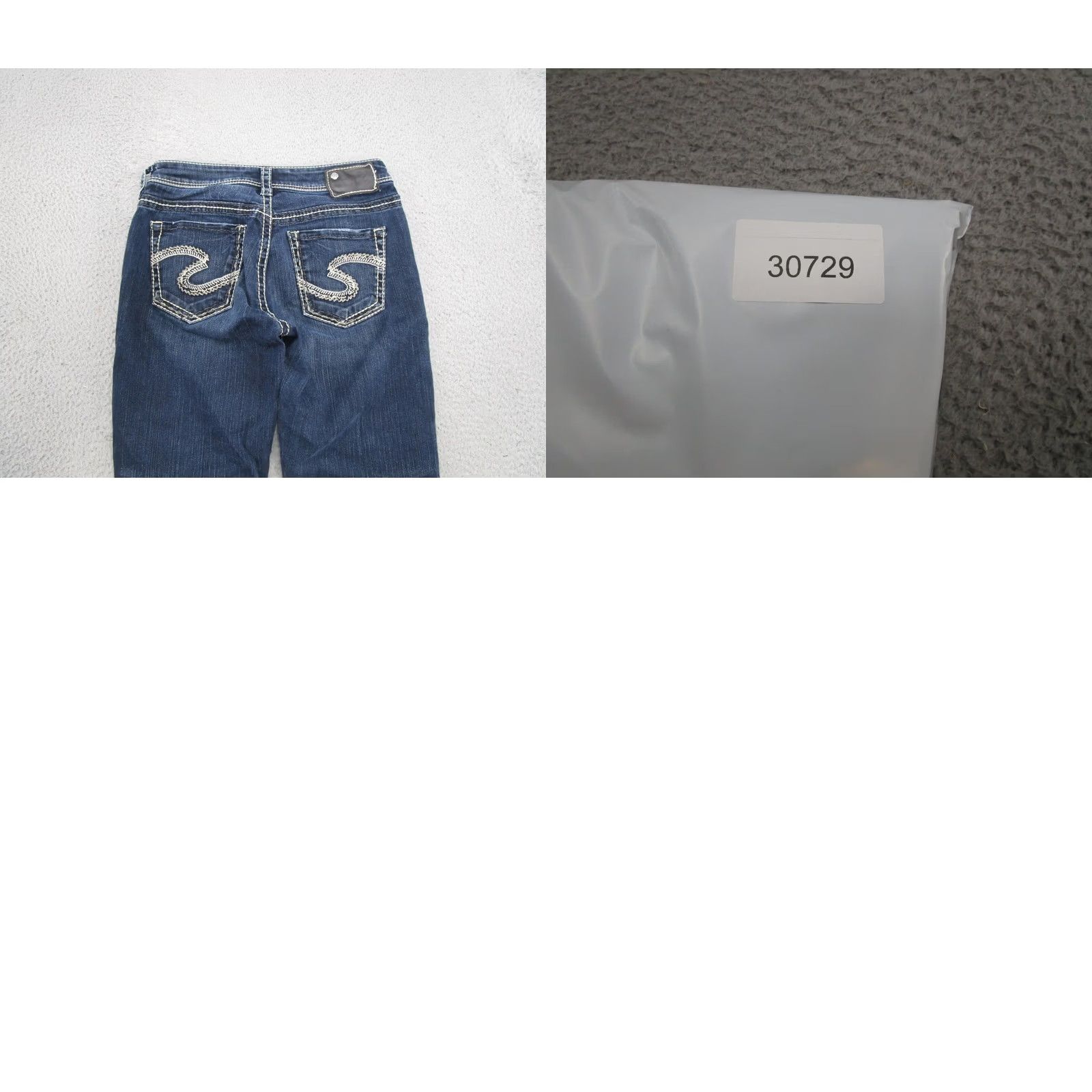 Silver Jeans Co. VINTAGE Silver Jeans Suki Capri Jeans Women 28 Dark Wash Stretch Denim Blue 90s Mens Womens Girls Size 28" / US 6 / IT 42 - 10 Thumbnail