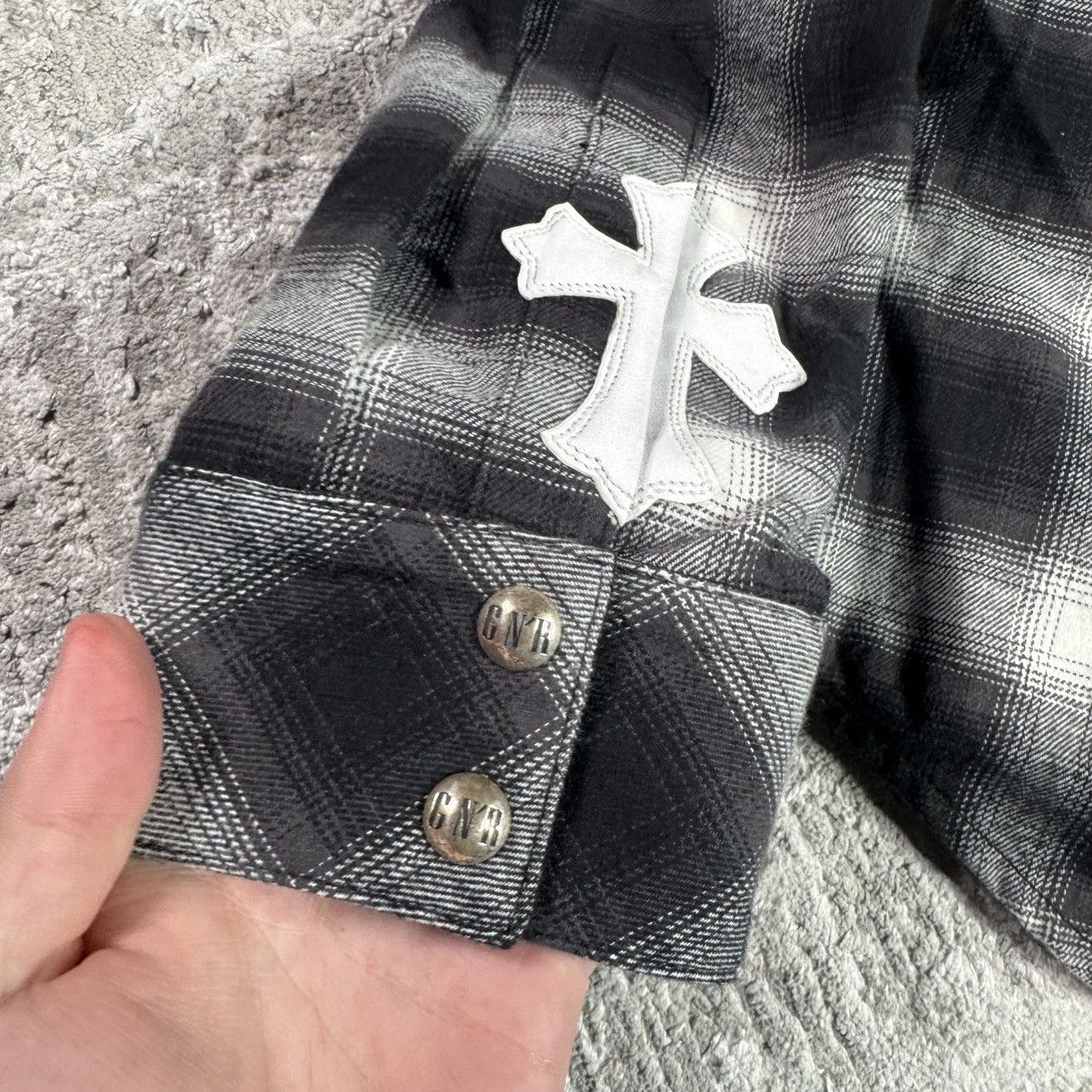 Chrome Hearts Guns n roses leather button up Size US L / EU 52-54 / 3 - 6 Thumbnail