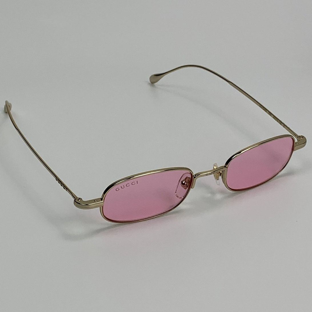 Gucci NEW Gucci Sunglasses GG1648S 005 Gold Pink Unisex Authentic Size ONE SIZE - 7 Thumbnail