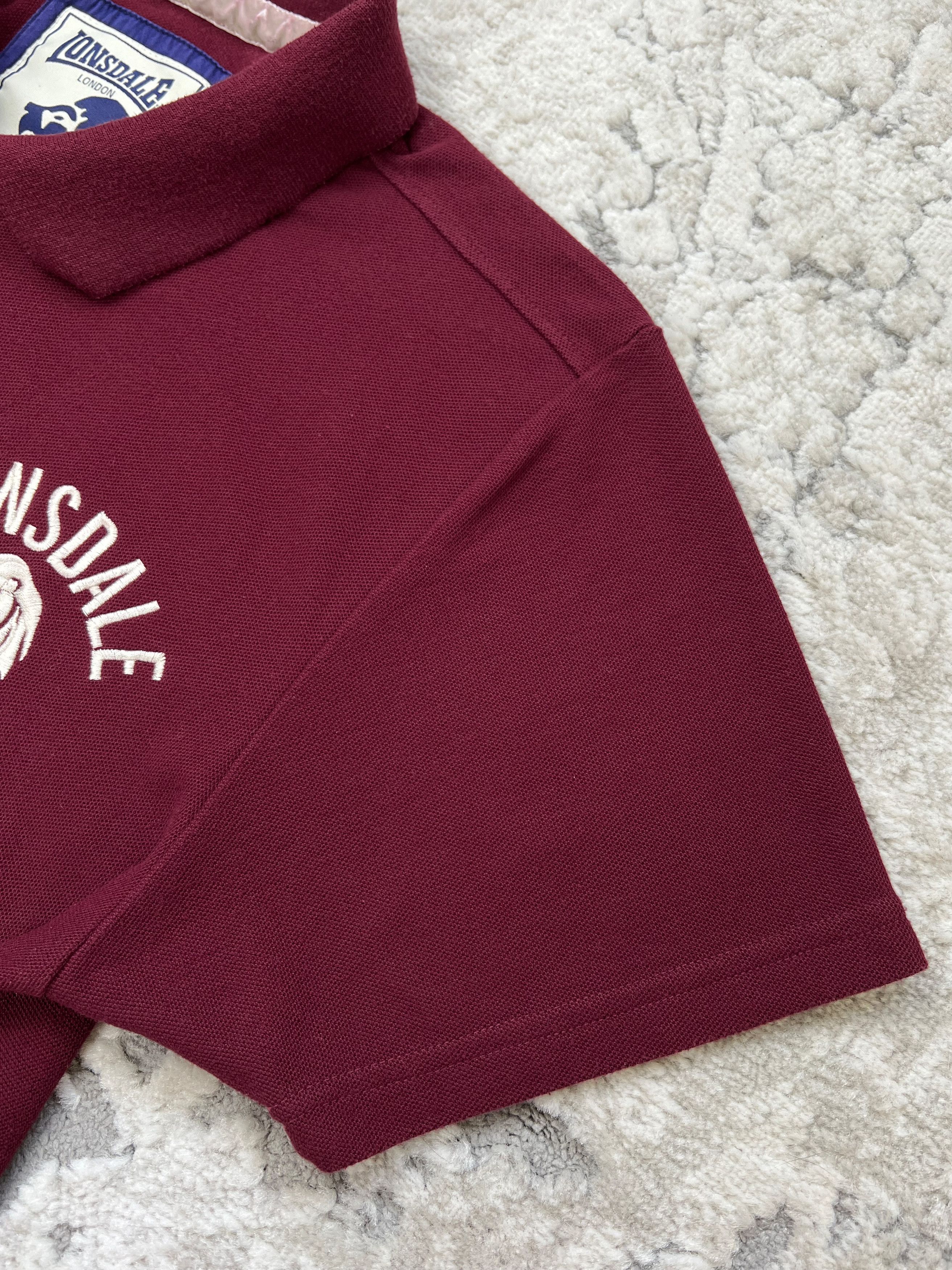 Lonsdale Lonsdale London Burgundy Polo Shirt Embroidered Logo Size US M / EU 48-50 / 2 - 6 Thumbnail
