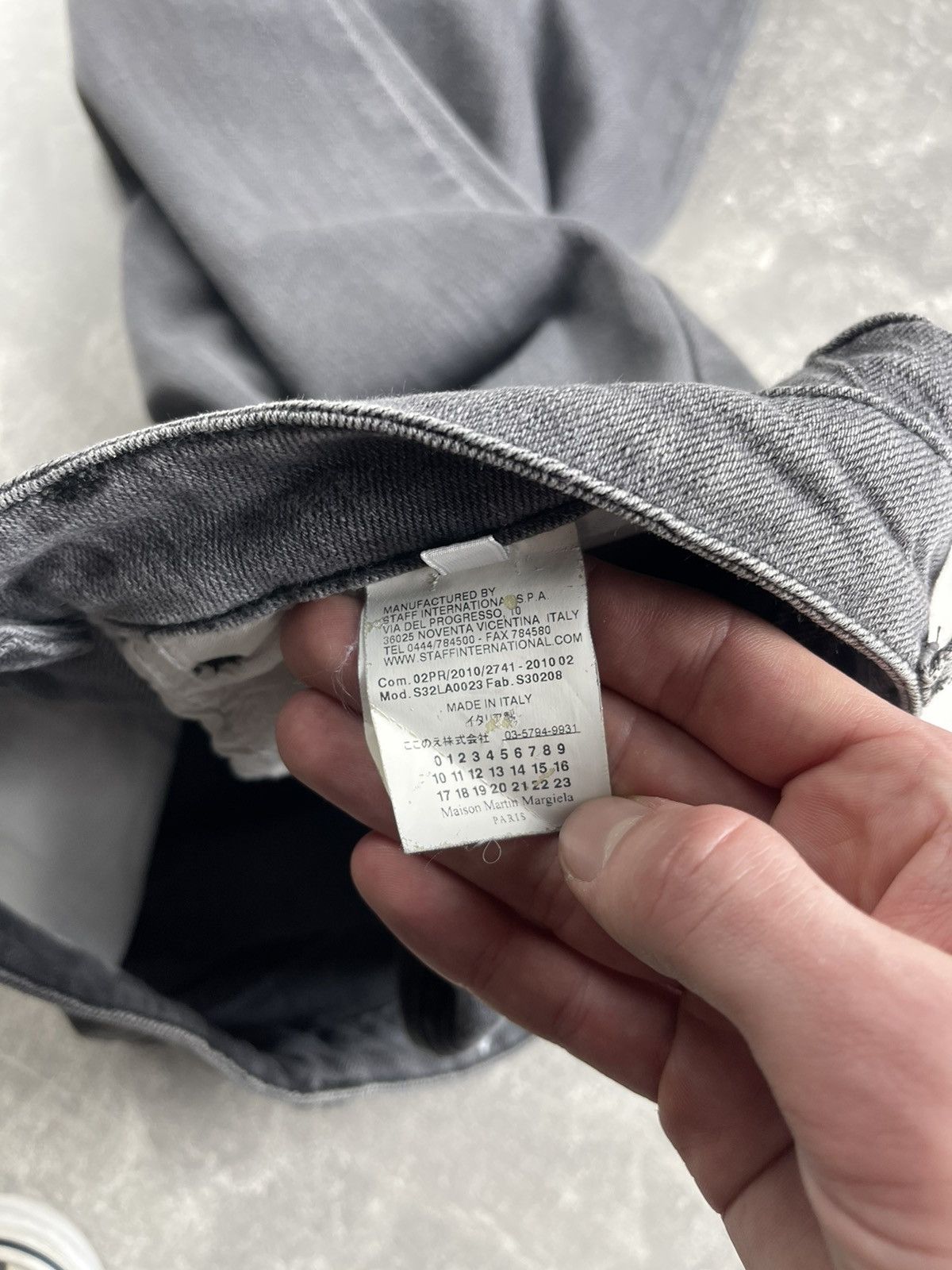 Maison Margiela MM6 Maison Martin Margiela Gray Slim Zip Ankle Jeans Size 28" / US 6 / IT 42 - 14 Thumbnail