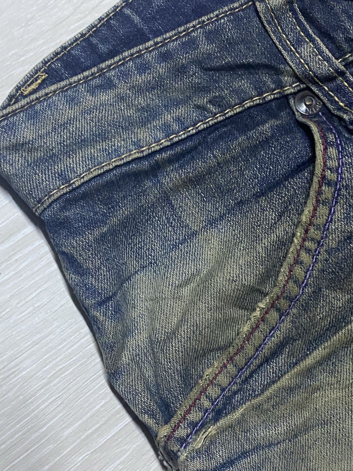Edwin Vintage Edwin Motorhead Riders Mud Wash Avant Garde Jeans Size US 32 / EU 48 - 11 Thumbnail