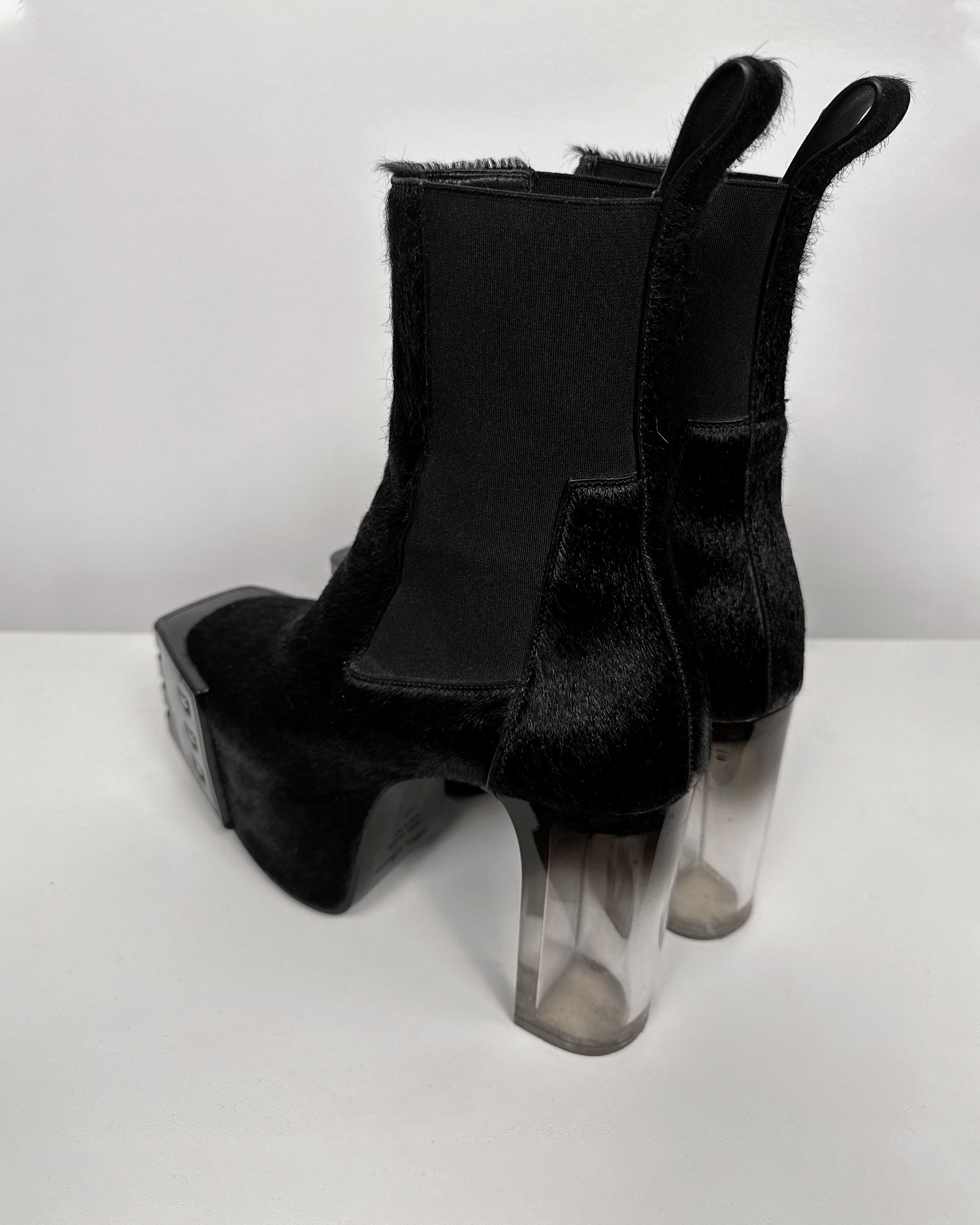 Rick Owens Rick Owens Ponyhair Kiss Heel boots Size US 8 / EU 41 - 2 Thumbnail