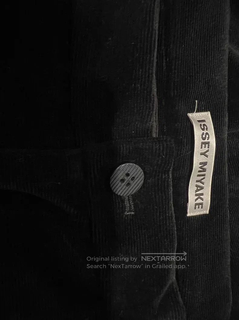 Issey Miyake Issey Miyake Black Corduroy Casual Pants Size 25" / US 0 / IT 36 - 3 Thumbnail