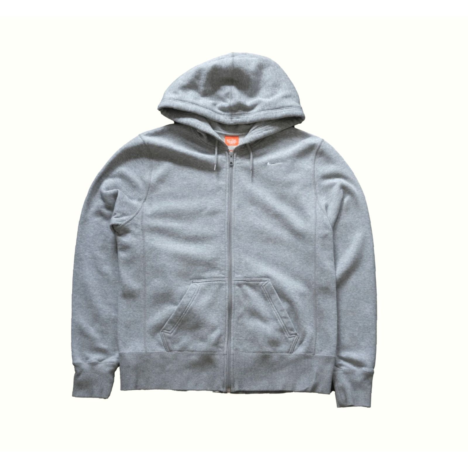 Nike VINTAGE Nike VTG Y2K CORE ESSENTIAL GRAY FULL ZIP SWEATSHIRT HOODIE Women XL Gray Logo Zipper Pockets 2011 Nike Sportswear Shirt Hoodie Size XL / US 12-14 / IT 48-50 - 2 Thumbnail