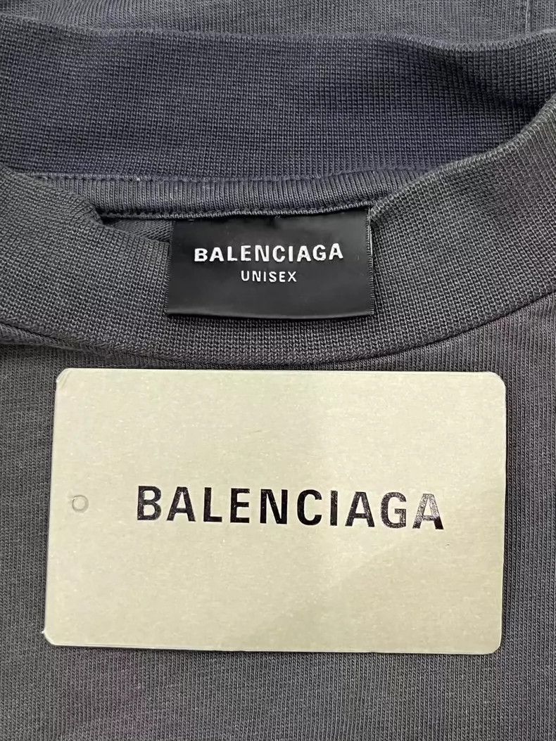 Balenciaga Balenciaga Logo monogrammed crewneck short sleeve T-shirt Size US XL / EU 56 / 4 - 5 Thumbnail