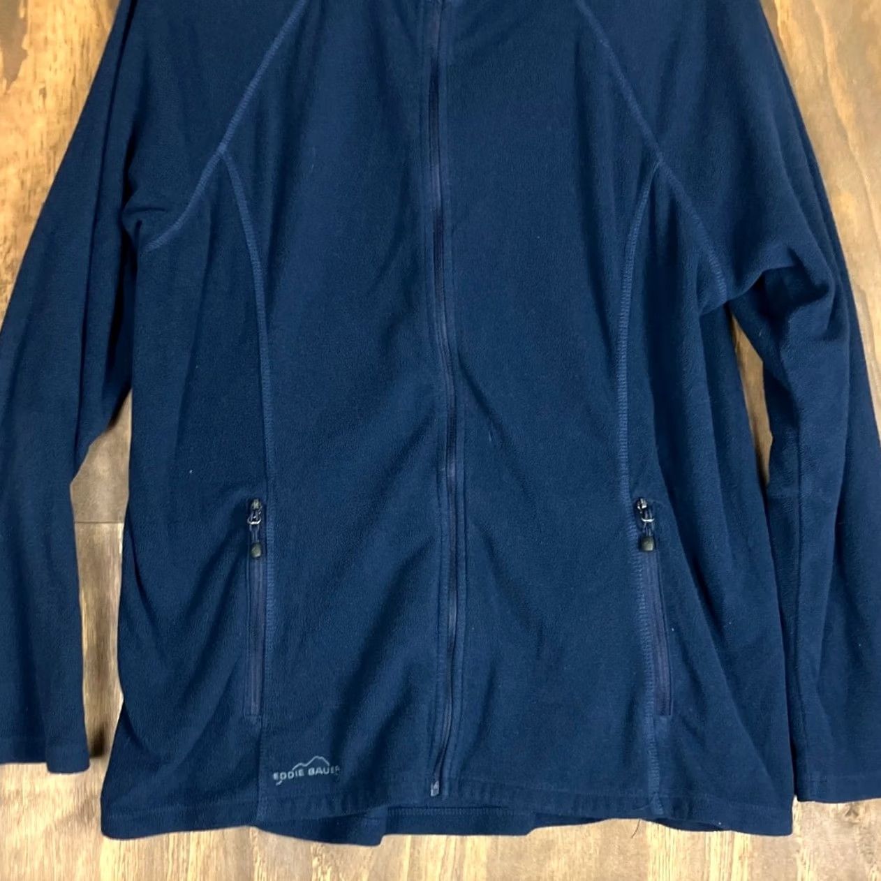 Eddie Bauer Eddie Bauer Mens Sweater Blue Thin Full Zip Pullover Long Sleeve Pockets XLarge Knit V-Neck Regular Fit Size US XL / EU 56 / 4 - 3 Thumbnail