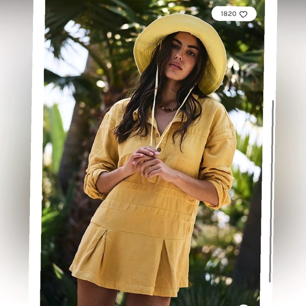 Free People Free people Free-est mini dress yellow S Dress Women Mini Short Color Yellow Size S Size S / US 4 / IT 40 - 2 Thumbnail