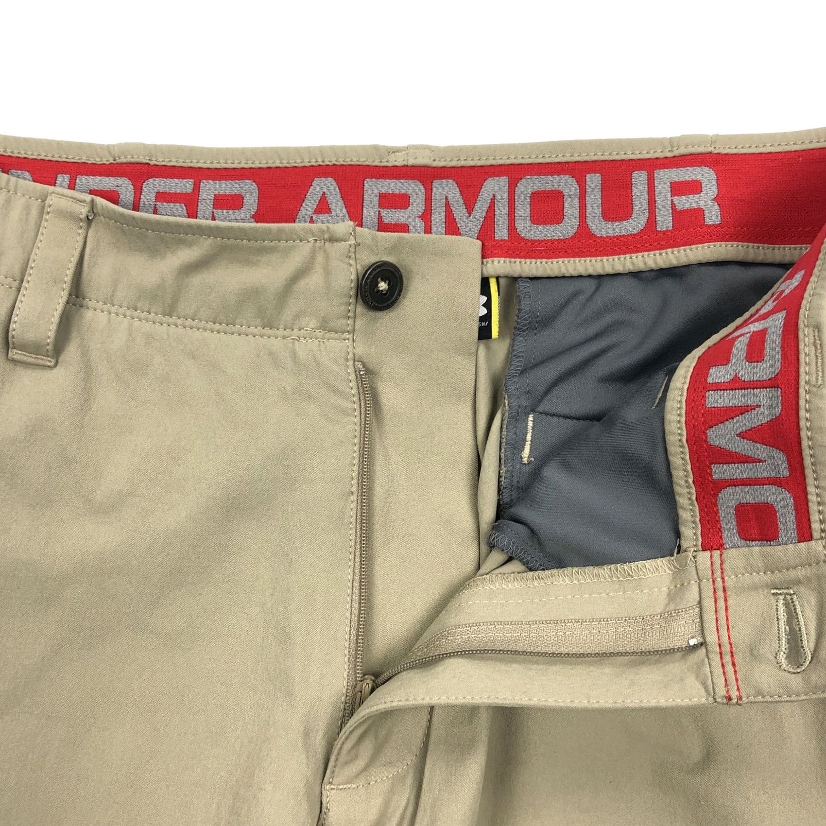 Under Armour Under Armour Mens Pants 34x30 Loose Fit Performance Khaki Golf Casual Size US 34 / EU 50 - 2 Thumbnail