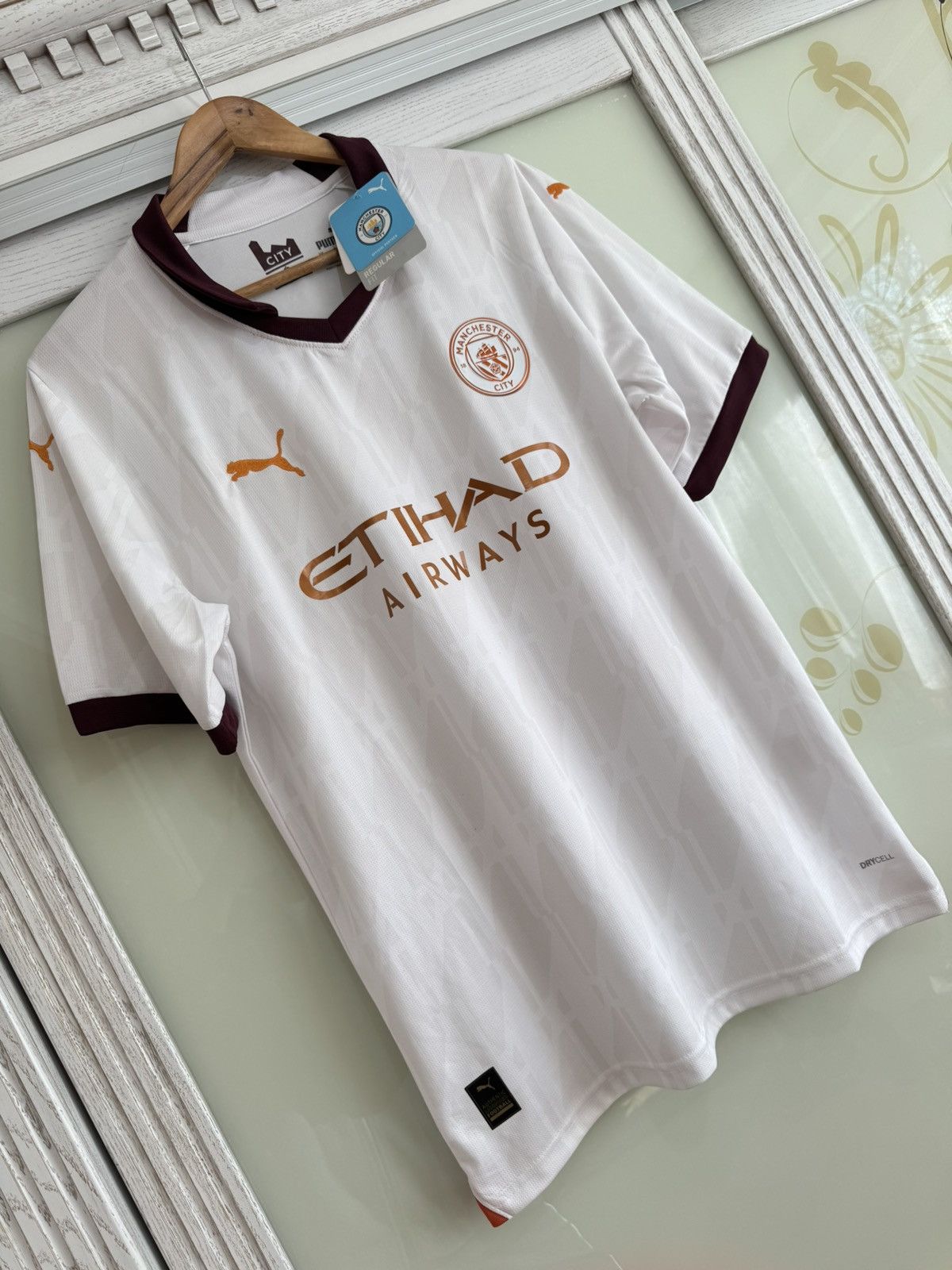 Puma Manchester City 2023-2024 Away Soccer Jersey Football Kit Size US XL / EU 56 / 4 - 4 Thumbnail