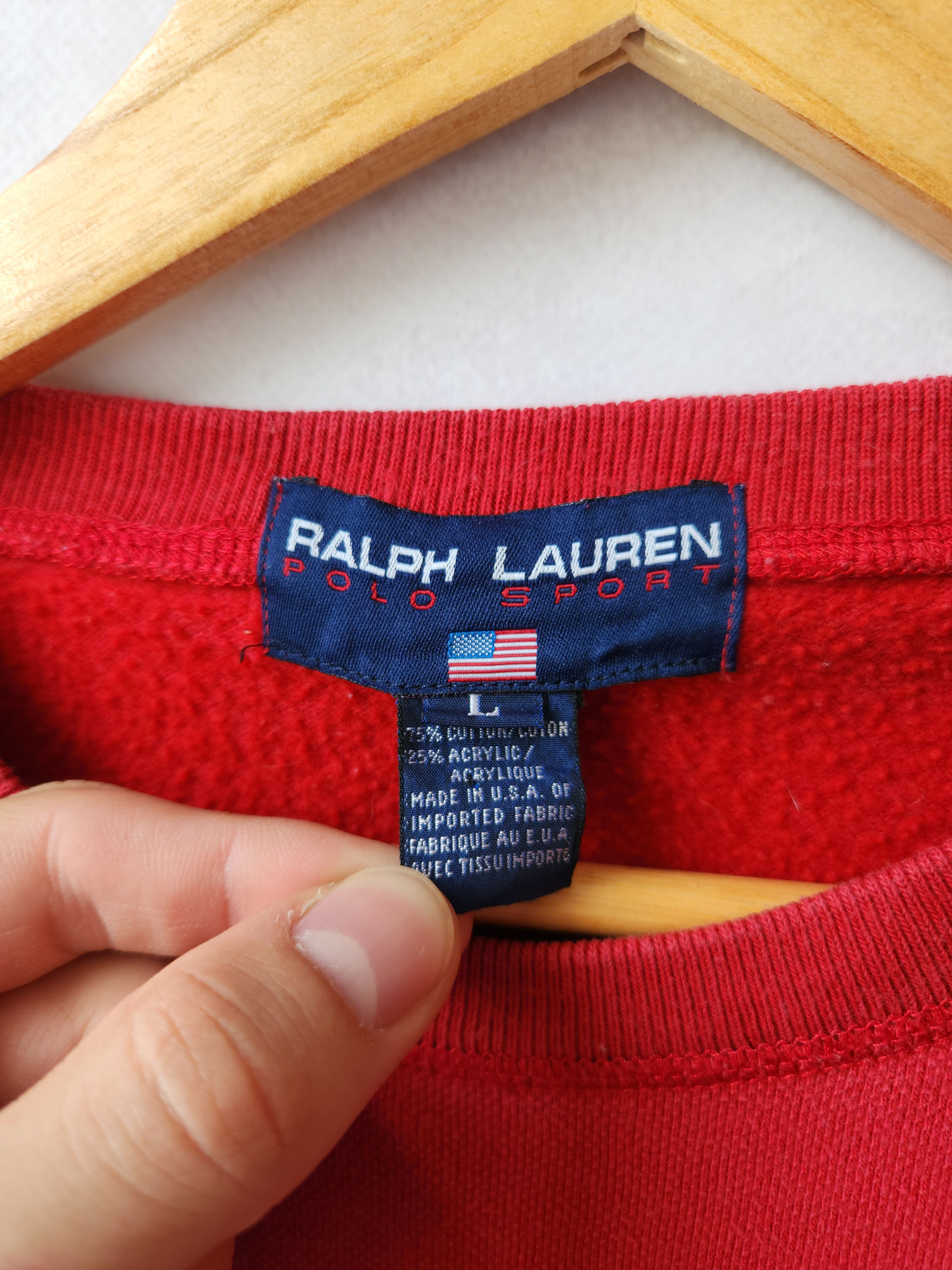 Polo Ralph Lauren Vintage Polo Ralph Lauren polo sport USA big logo Size US L / EU 52-54 / 3 - 7 Thumbnail