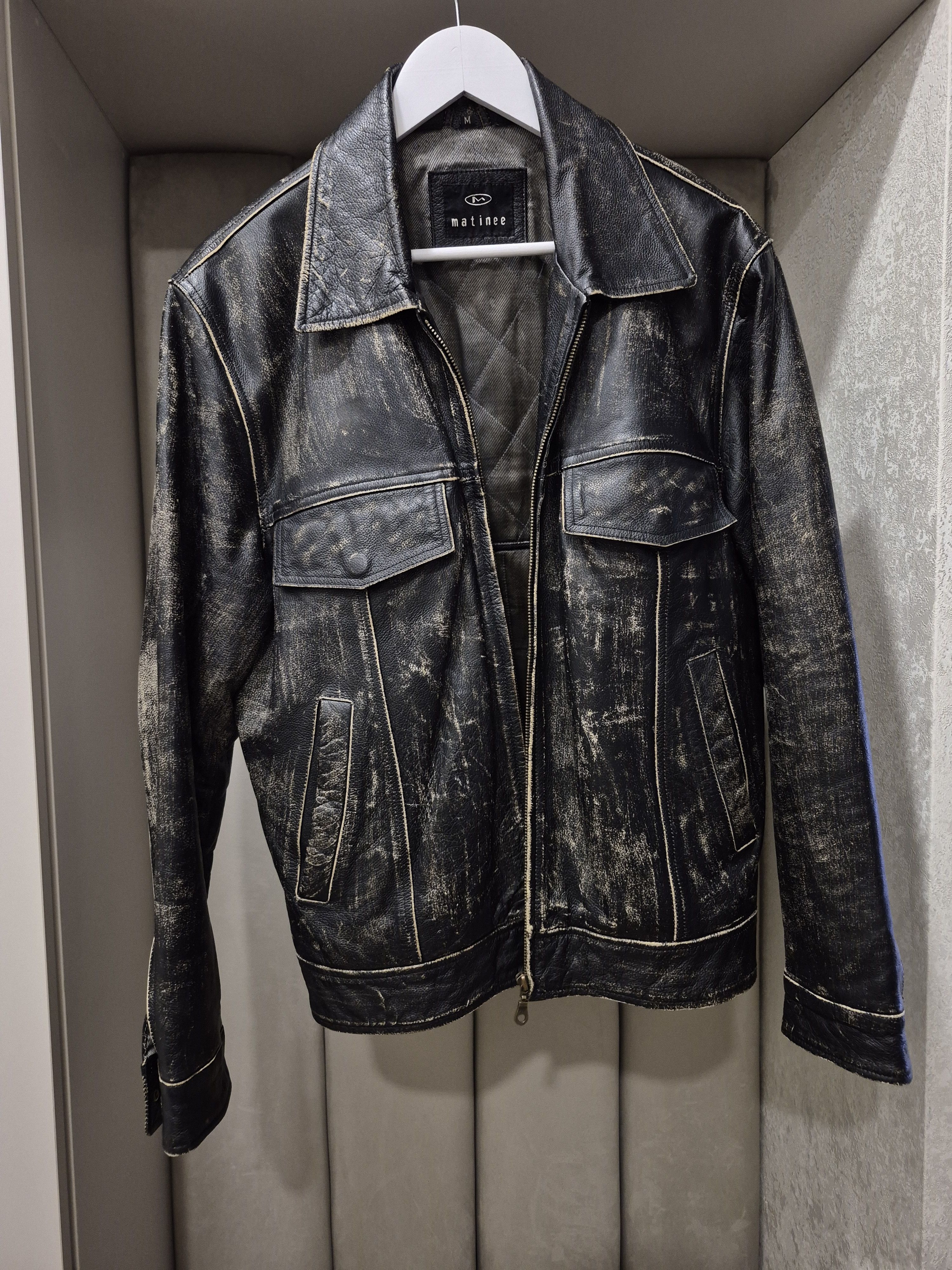 Vintage Matinee vintage japan style leather men jacket Size US M / EU 48-50 / 2 - 1 Thumbnail