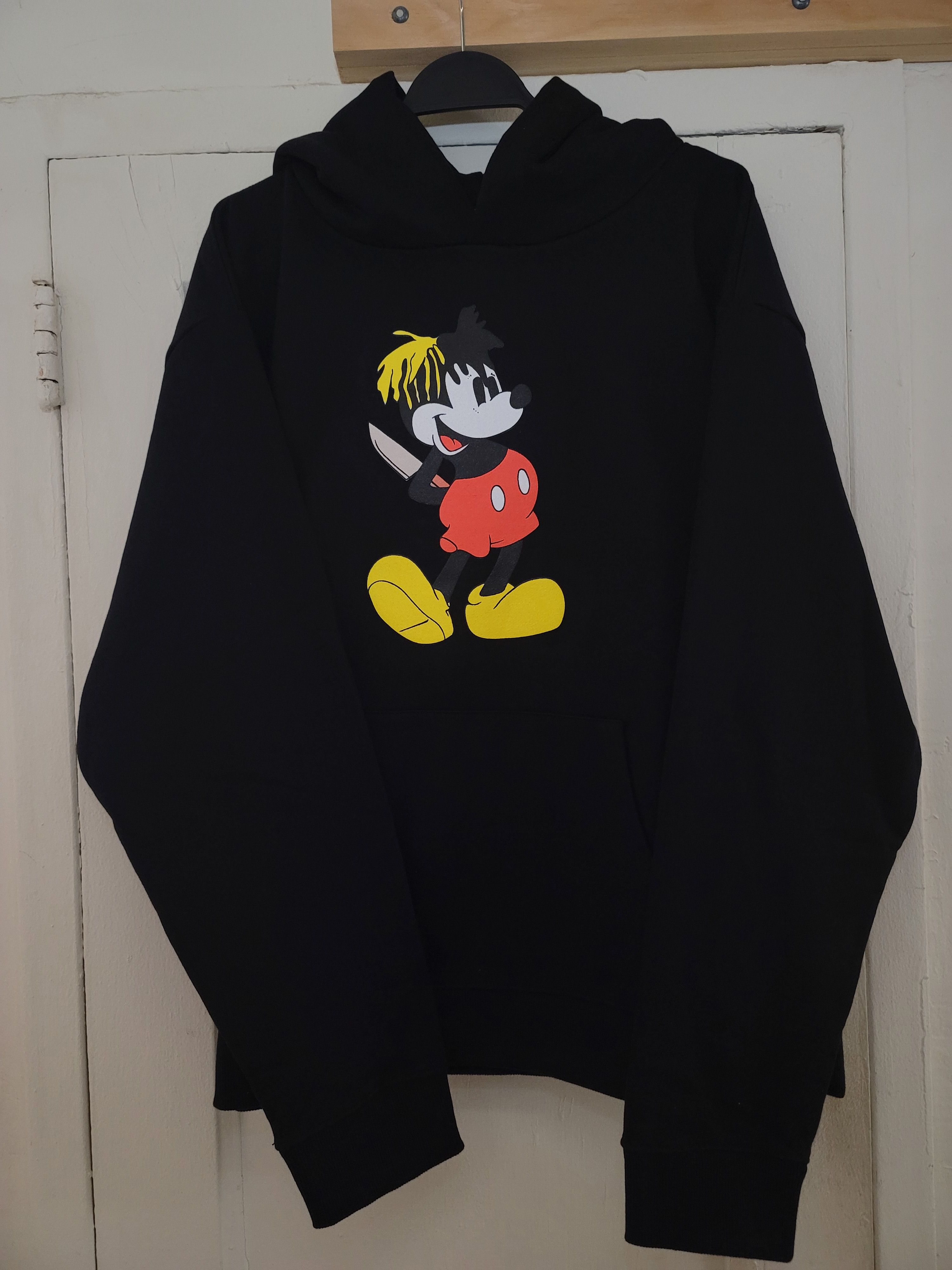 image of Revenge "don't Kill Your Friends Kids!" Hoodie Black, Men's (Size XL)