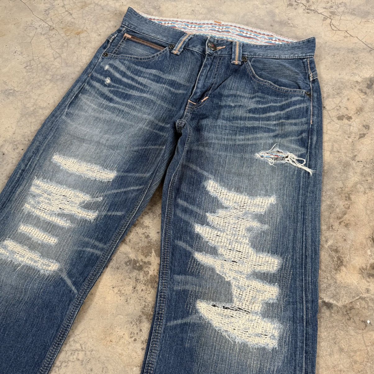 Edwin VINTAGE EDWIN XV FADED JEAN DENIM PANTS Size US 35 - 4 Thumbnail