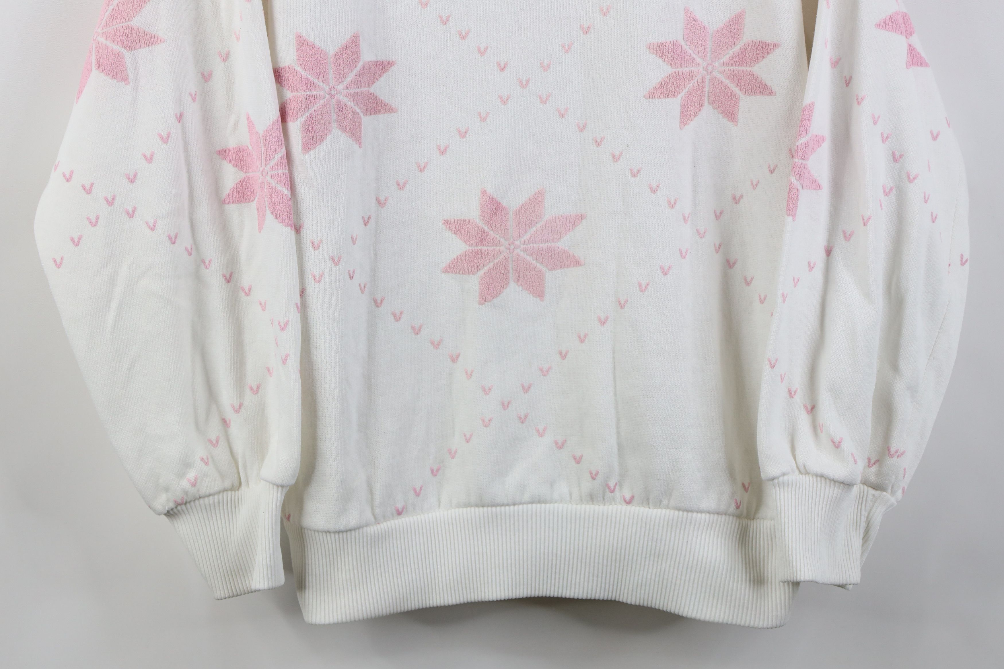 Vintage Vintage 80s 90s Streetwear Christmas Snowflake Sweatshirt Size M / US 6-8 / IT 42-44 - 3 Thumbnail