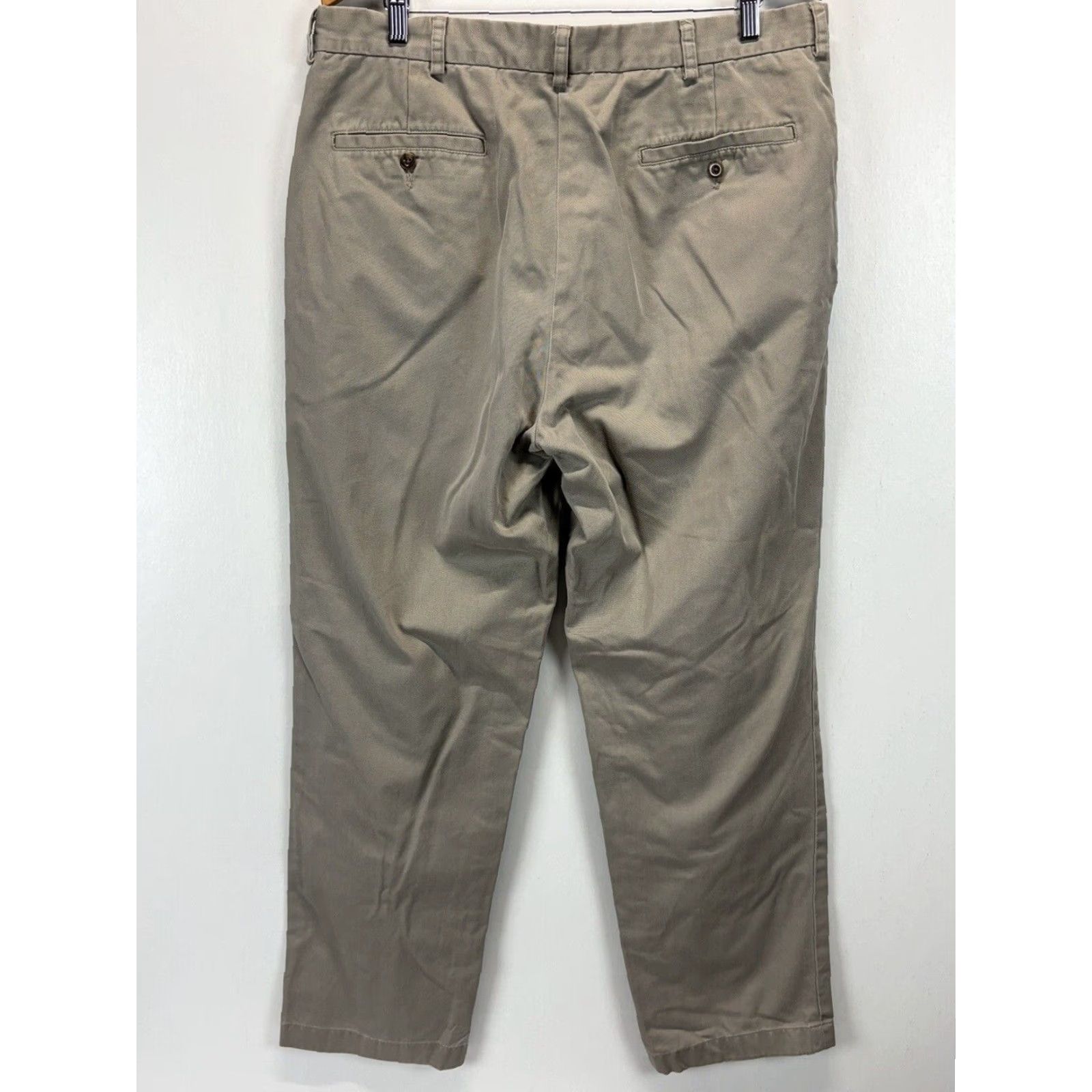 Brooks Brothers Brooks Brothers Men’s Clark Advantage Chino Pants 38x32 Flat Front Tan Cotton Regular Inseam 32 Size 38 Style Chino Front Flat Front Size US 38 / EU 54 - 3 Thumbnail
