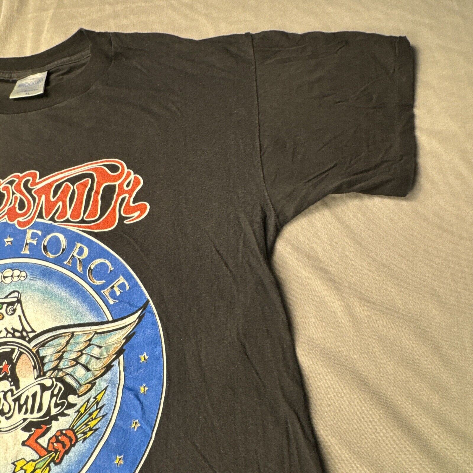 Brockum Vintage 1989 Aerosmith T-Shirt Pump Tour Aero Force One XL Size US XL / EU 56 / 4 - 3 Thumbnail