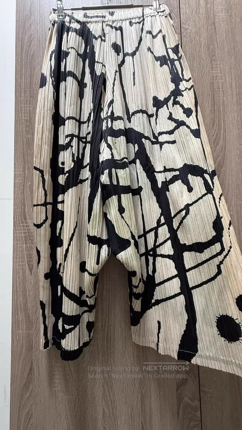 Issey Miyake Issey Miyake size:3 Color-block Pants Size 31" - 4 Thumbnail