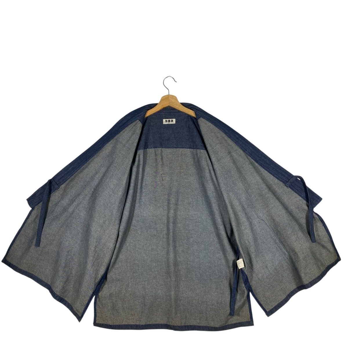 Japanese Brand Vintage Japanese Brand Kimono Denim L Size indigo Colour Size US L / EU 52-54 / 3 - 5 Thumbnail