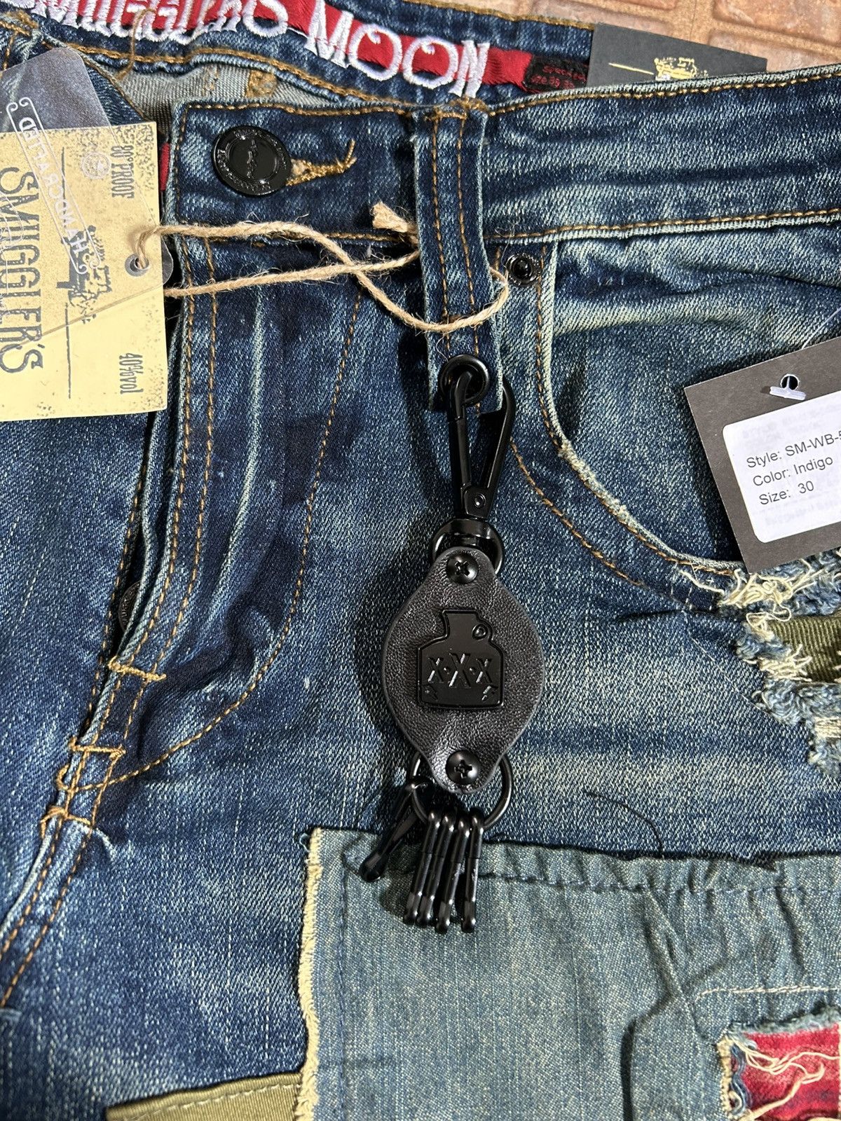 Fashion Nova Smugglers Moon Denim Jeans Size US 30 / EU 46 - 4 Thumbnail
