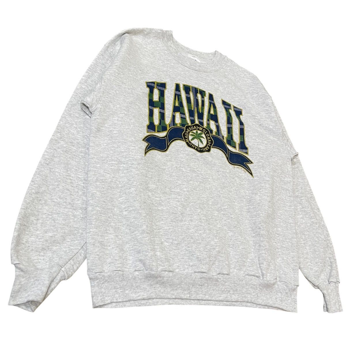 Vintage Vintage 1993 Hawaii Tee Jays Crewneck Sweatshirt Size L Size US L / EU 52-54 / 3 - 3 Thumbnail