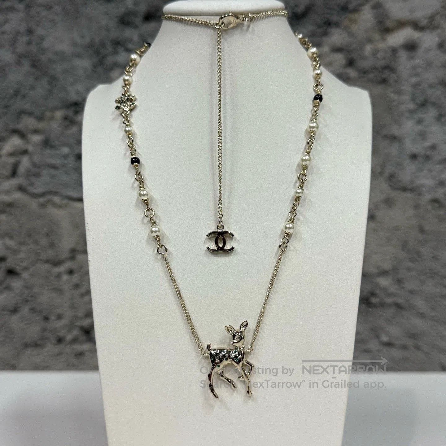Chanel Chanel Deer Necklace. Size ONE SIZE - 1 Thumbnail