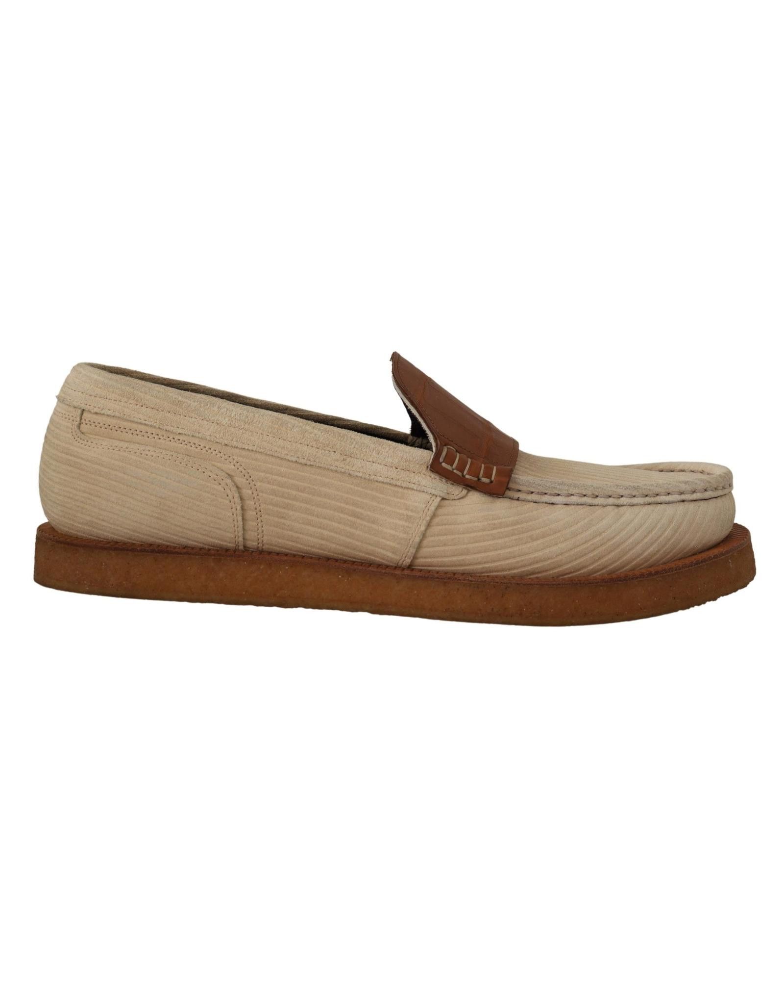 image of Dolce Gabbana Fox Moccasins Loafers Shoes in White, Men's (Size 11)