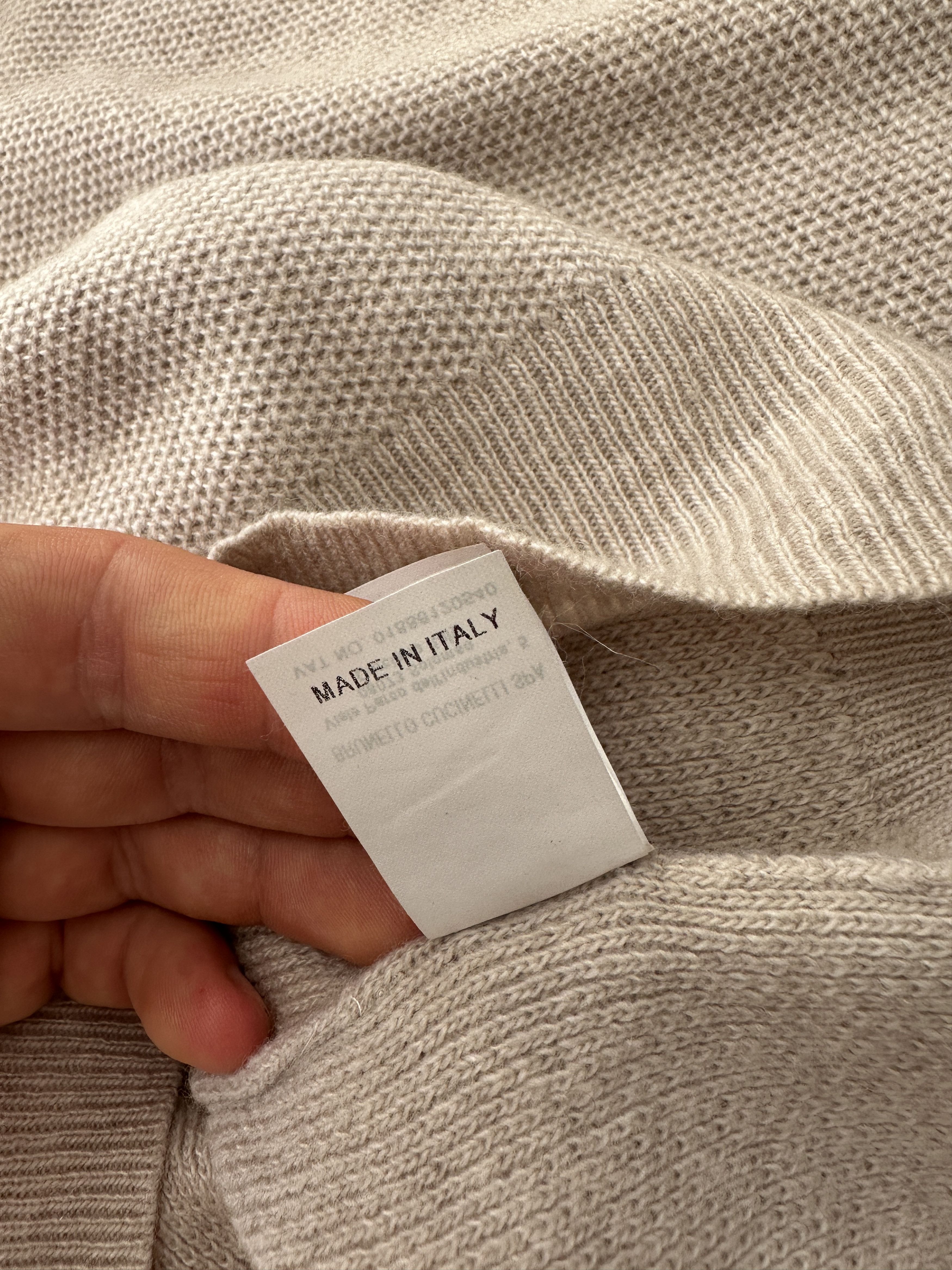 Brunello Cucinelli Brunello Cucinelli Beige Wool Cashmere Knit Sweater Size M Size M / US 6-8 / IT 42-44 - 11 Thumbnail