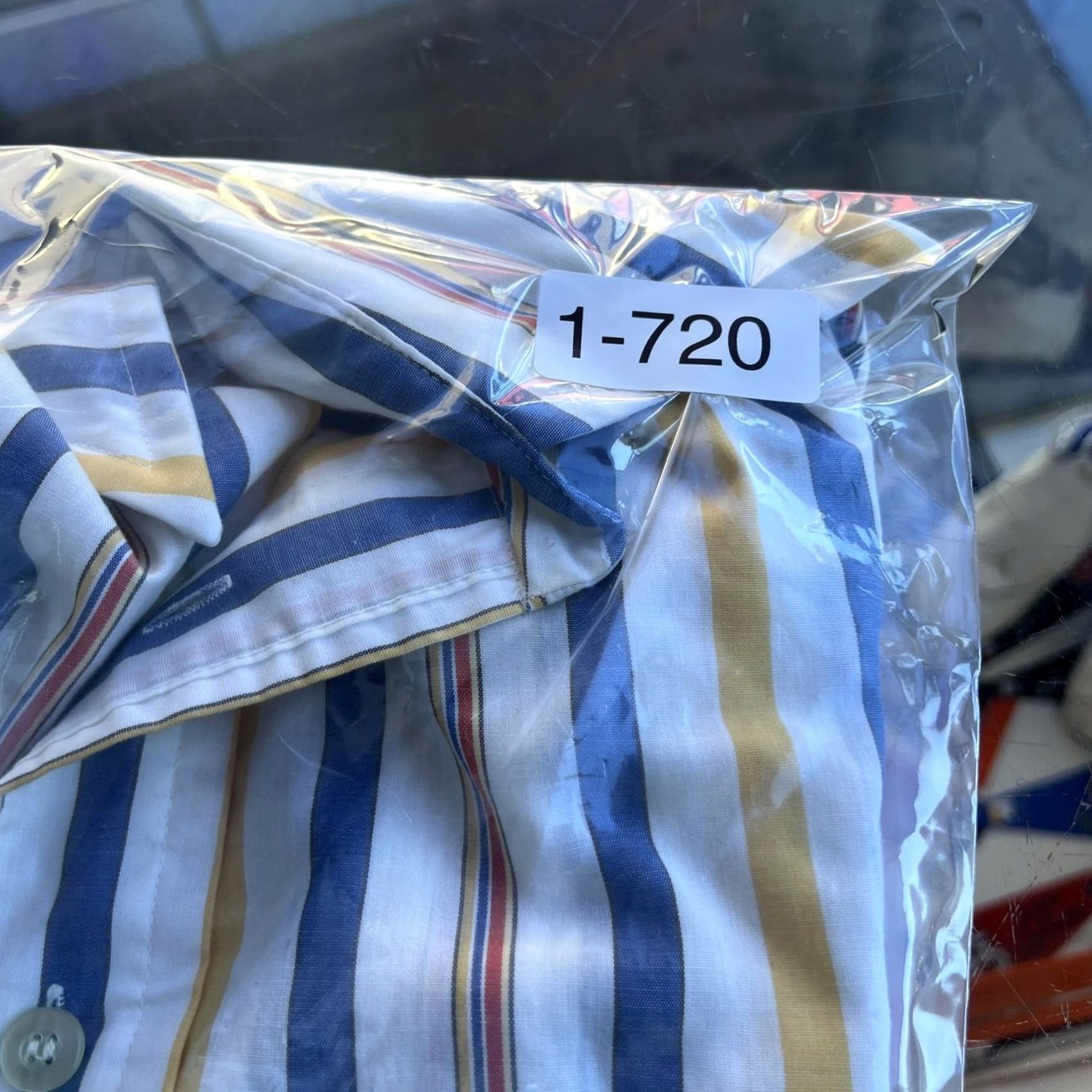 Vintage VINTAGE Manhattan Shirt Mens Medium Striped Button Down U-30 Collection 70s Size US M / EU 48-50 / 2 - 6 Thumbnail