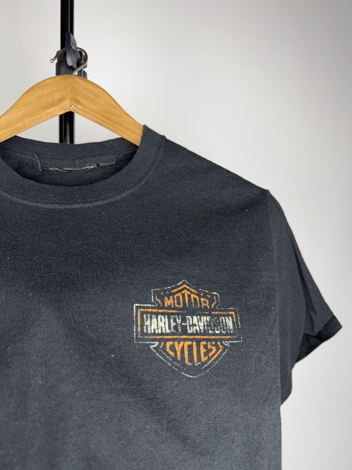 Harley Davidson Moto Harley Davidson Eagle Racing USA Graphic Biker T-Shirt Size US S / EU 44-46 / 1 - 8 Thumbnail