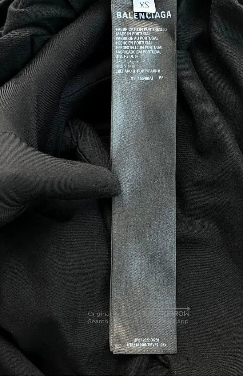 Balenciaga Balenciaga Black Crystal Logo Short Sleeve. Size US XS / EU 42 / 0 - 3 Thumbnail