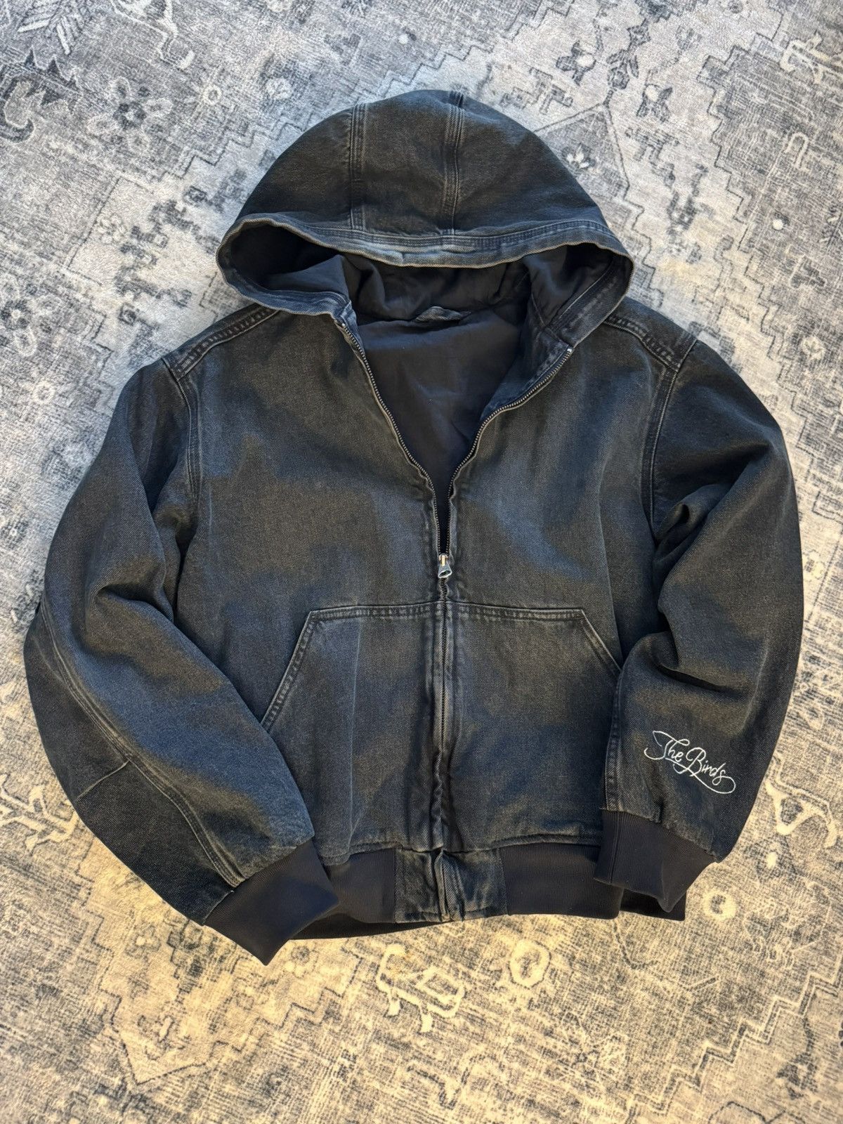 Other Custom “The Birds” Denim Work Jacket Size US M / EU 48-50 / 2 - 5 Thumbnail