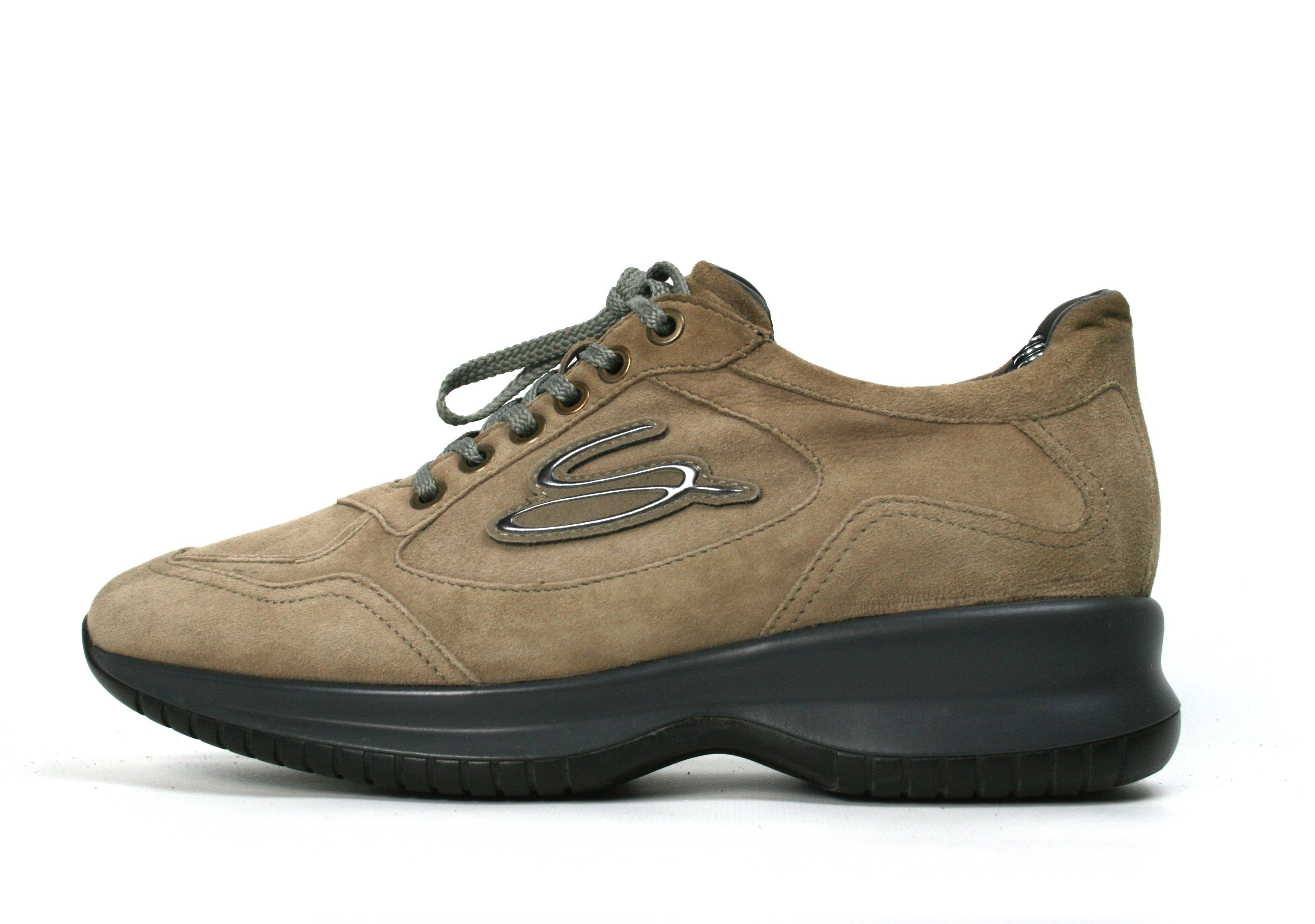 Santoni Club Suede S Logo Sneakers Size US 9.5 / IT 39.5 - 1 Thumbnail