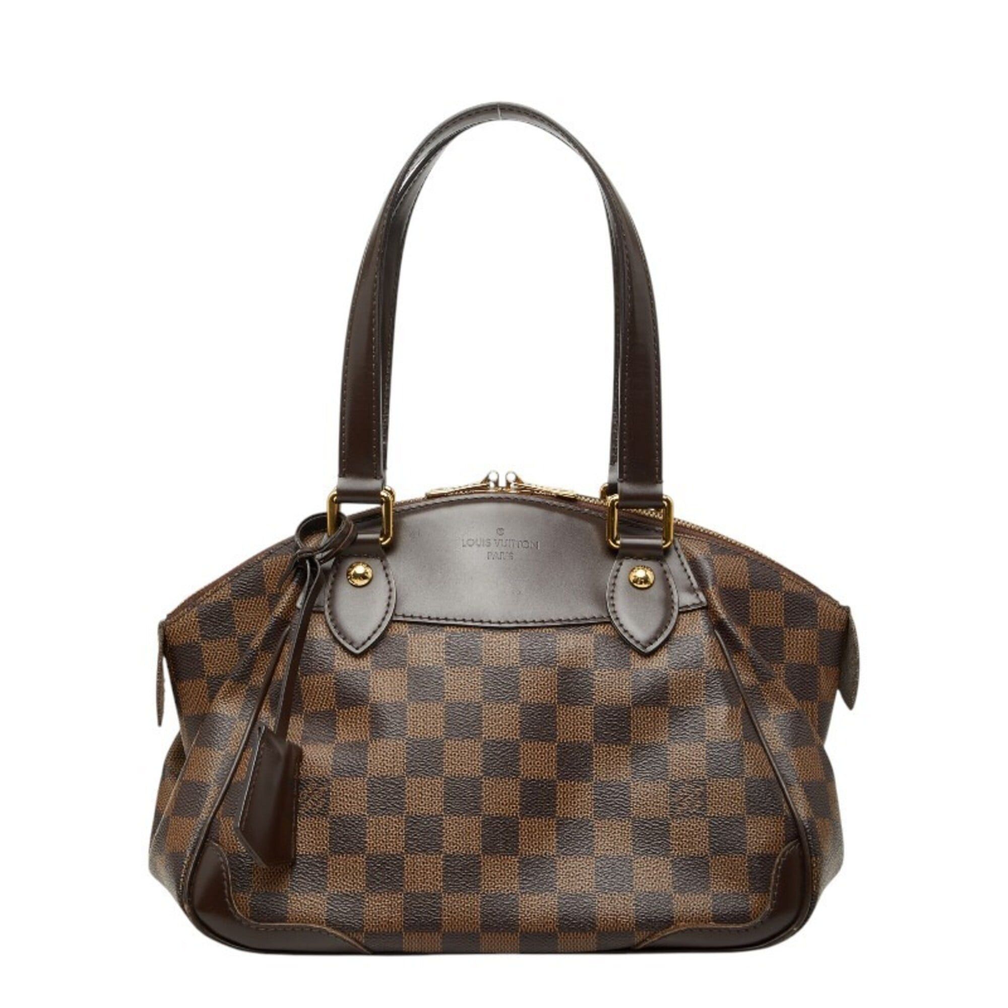 Louis Vuitton Louis Vuitton Damier Verona PM Handbag N41117 Brown Leather Women's LOUIS VUITTON Size ONE SIZE - 1 Thumbnail