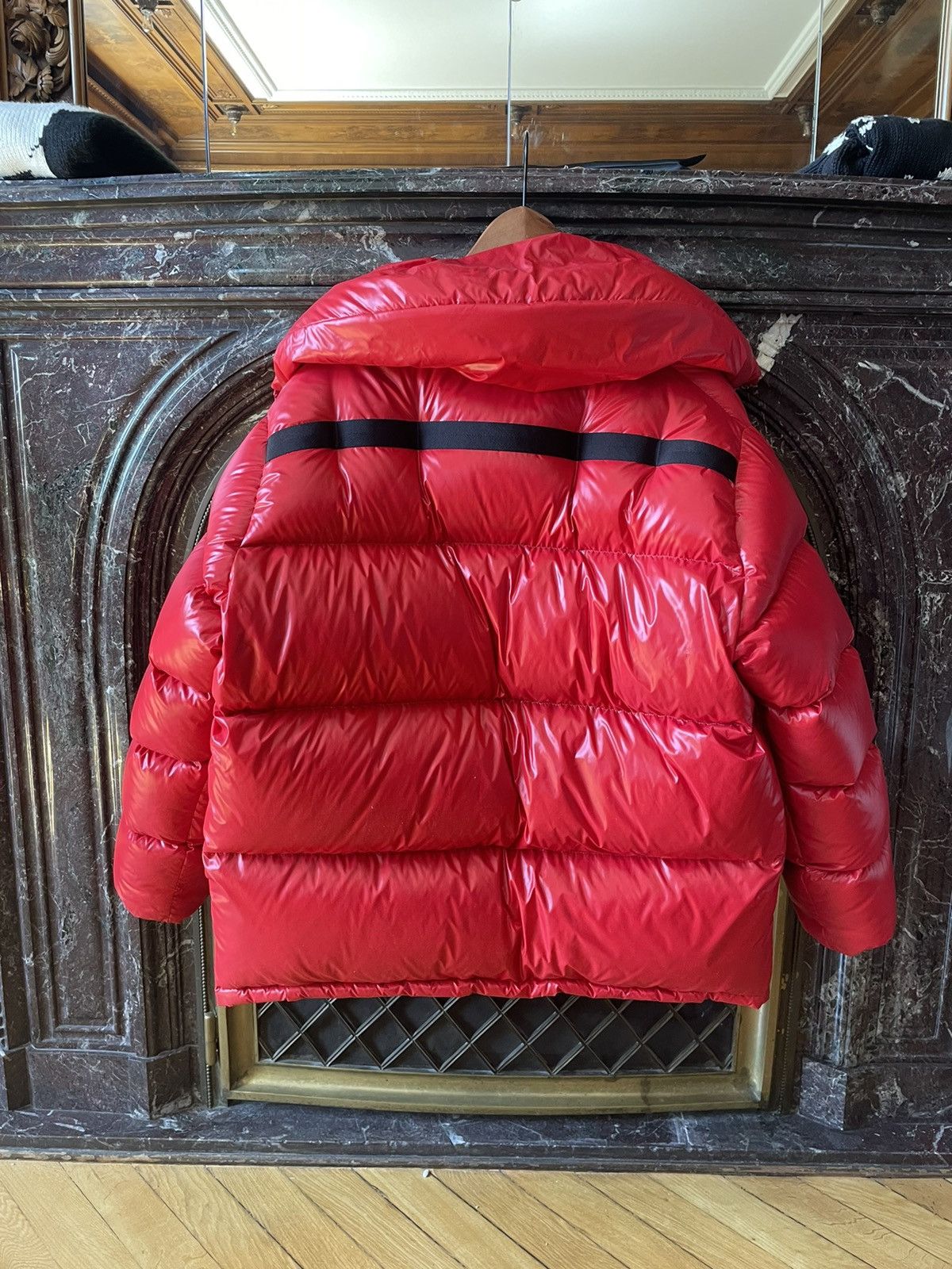 Calvin Klein 205W39NYC × Raf Simons Red Oversized Puffer Jacket Size US M / EU 48-50 / 2 - 6 Thumbnail