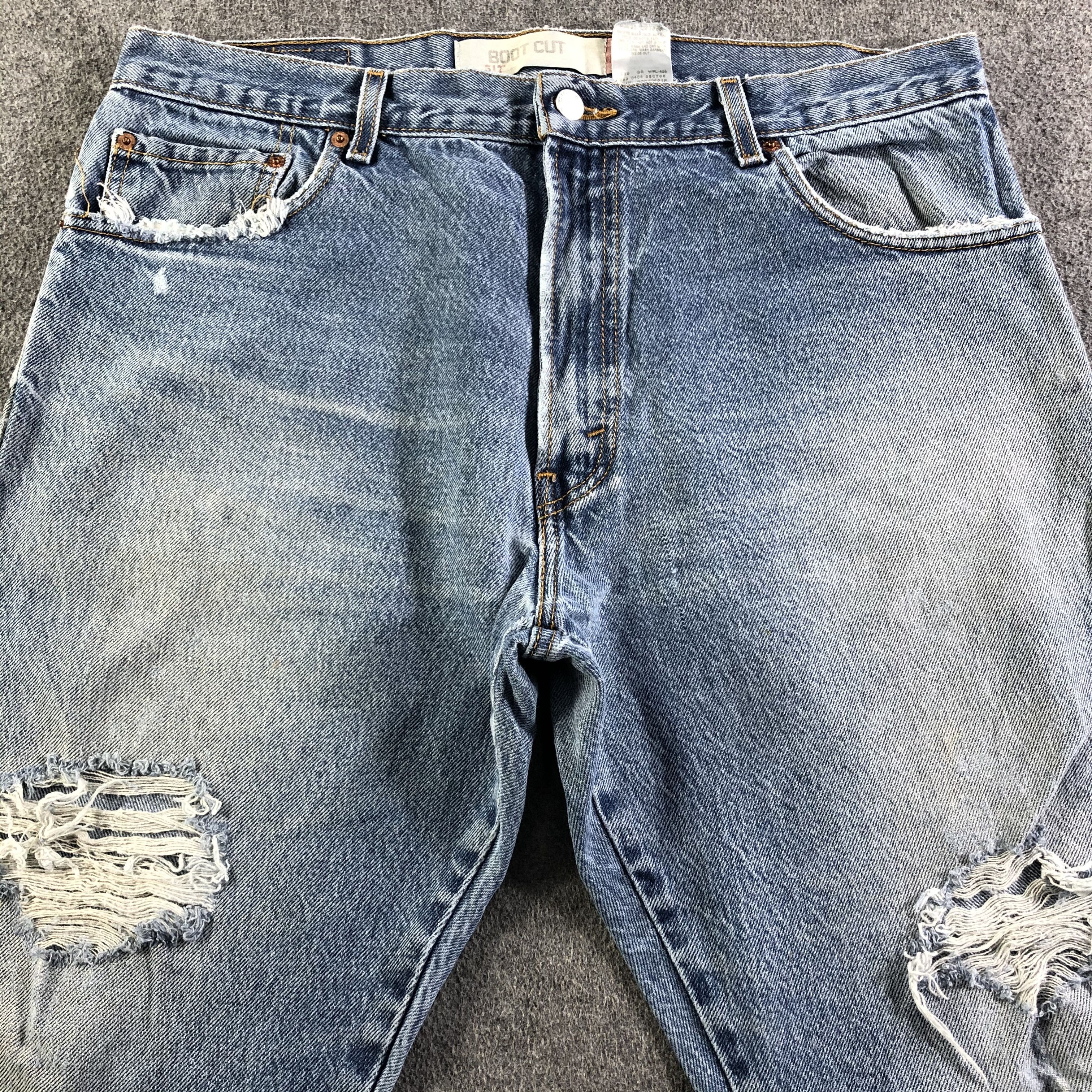 Levi's Vintage Blue Wash Levis 517 Jeans-J3535 Size US 37 - 3 Thumbnail