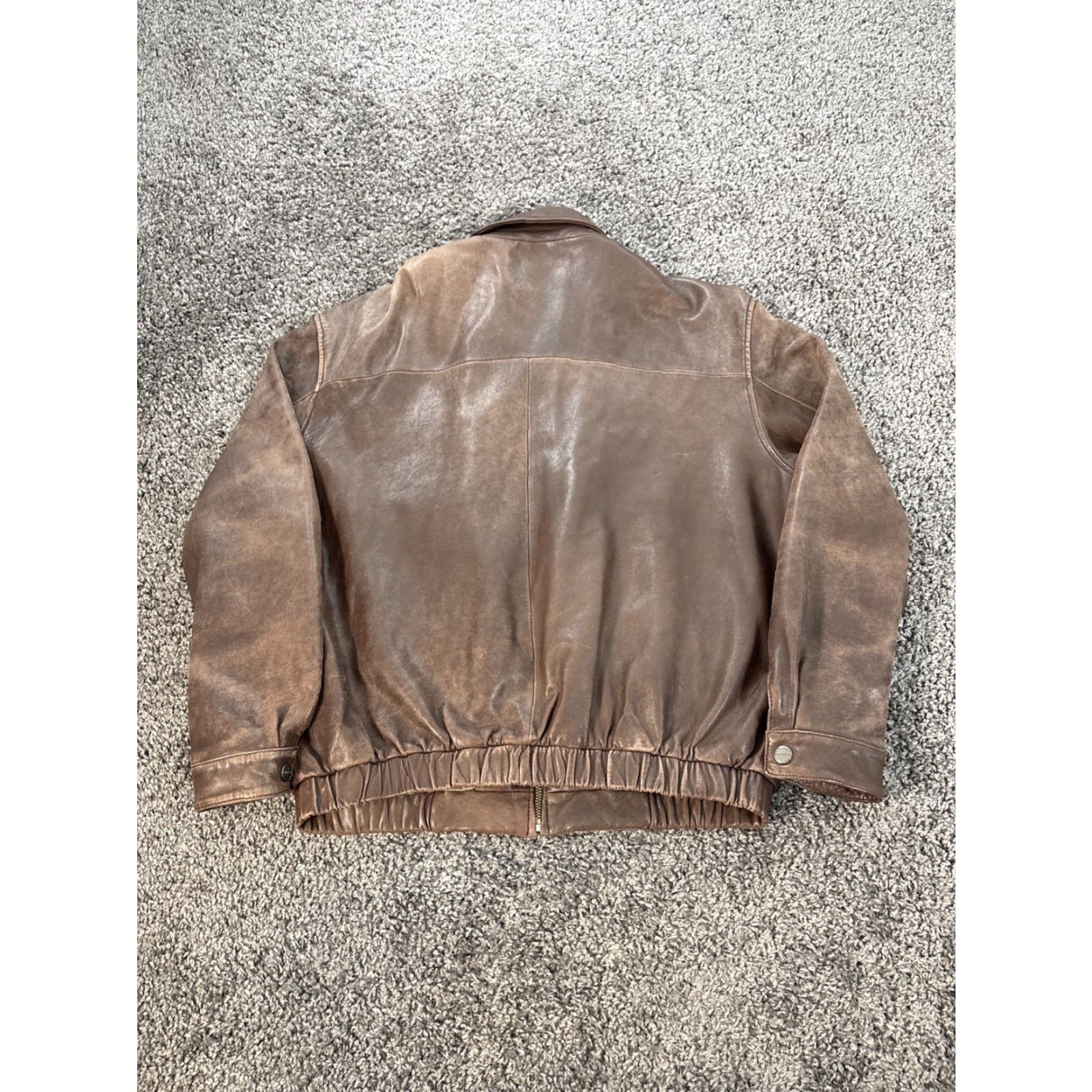 Cremieux **Daniel Cremieux XL Distressed Brown Leather Jacket Mens** User: Daniel Cremieux Leather Jacket Mens XL Distressed Brown Size US XL / EU 56 / 4 - 5 Thumbnail