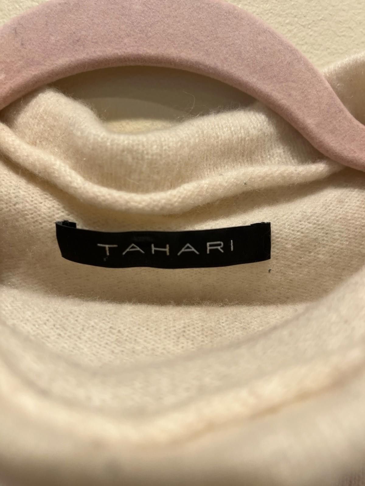 Elie Tahari Tahari 100% Cashmere Turtleneck Sweater Womens Colorblock Size M / US 6-8 / IT 42-44 - 2 Thumbnail
