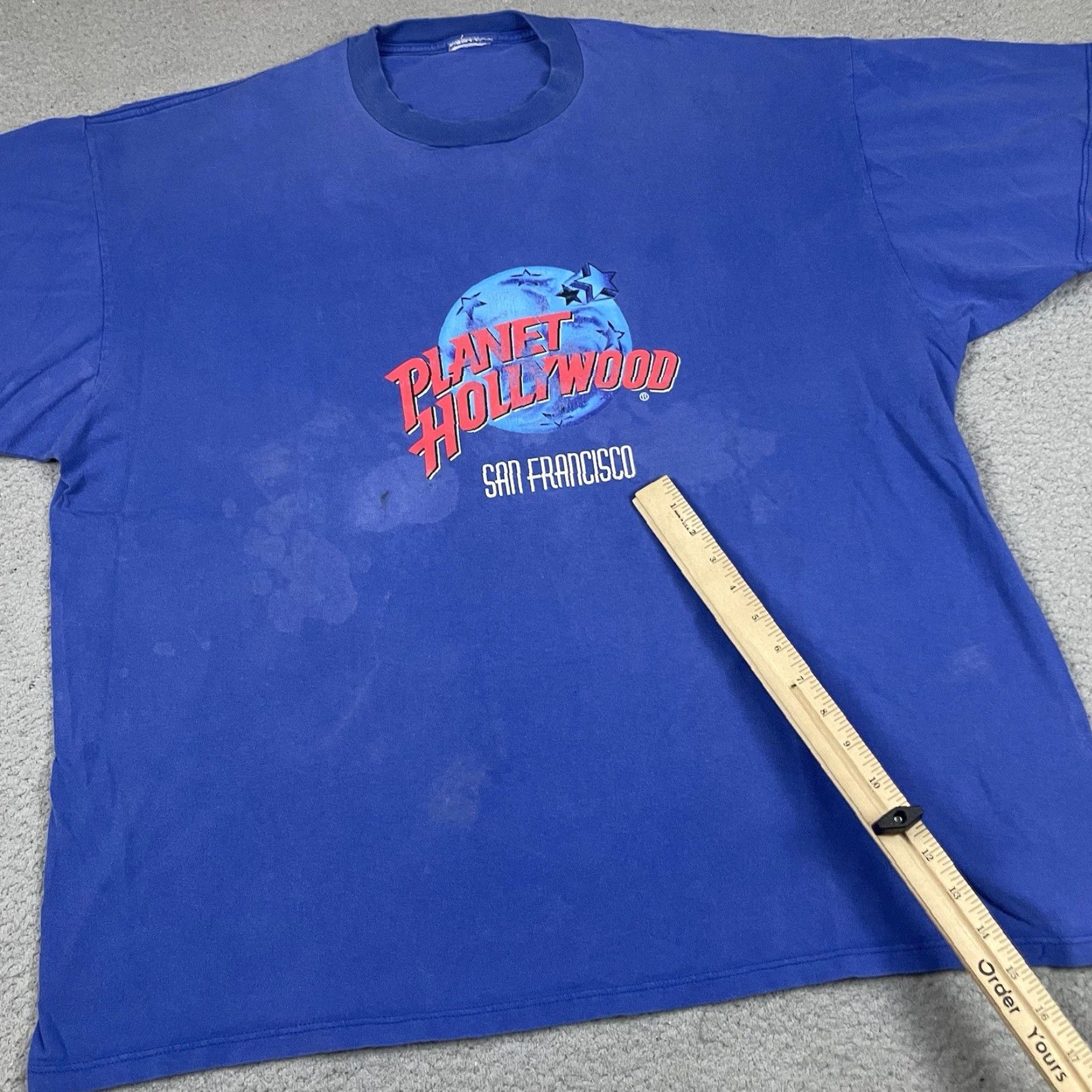 Planet Hollywood VINTAGE Planet Hollywood Shirt Adult XL Blue 1990s Size US XL / EU 56 / 4 - 5 Thumbnail
