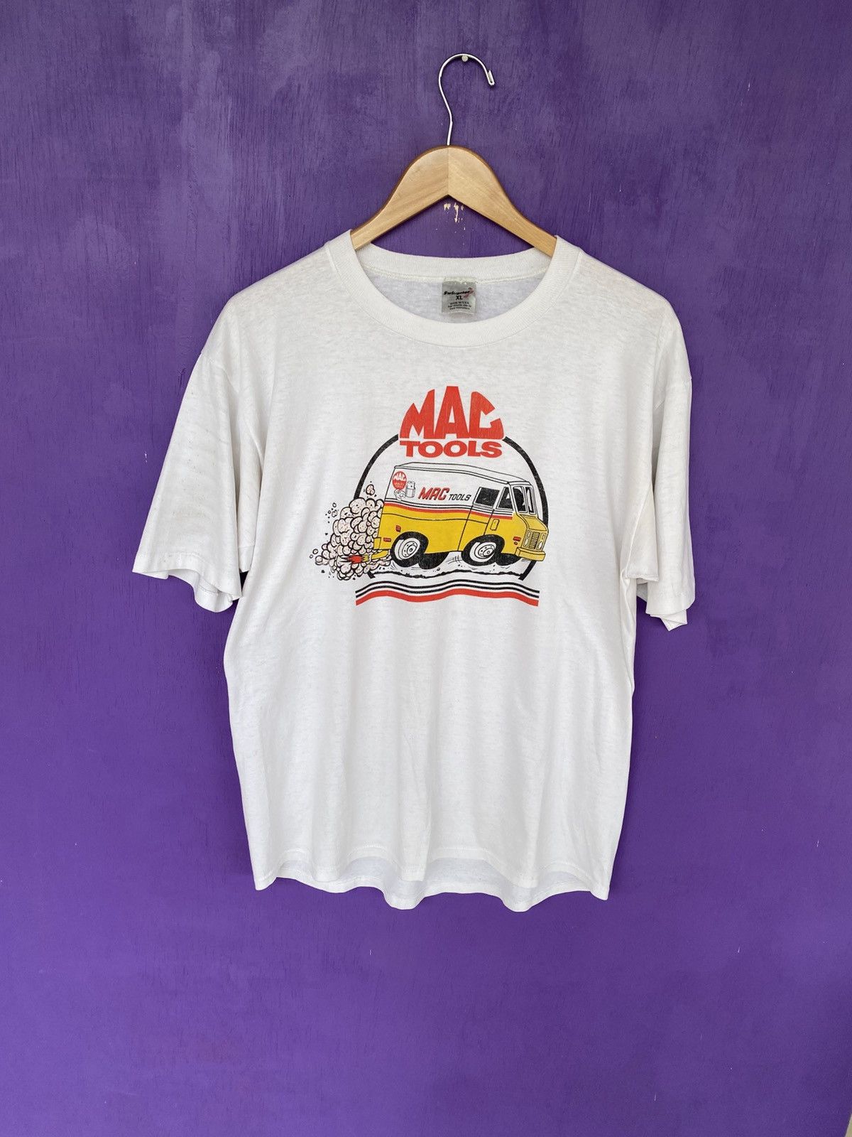 Other Vintage 90s Swingster Mac tools truck t-shirt Size US XL / EU 56 / 4 - 1 Thumbnail
