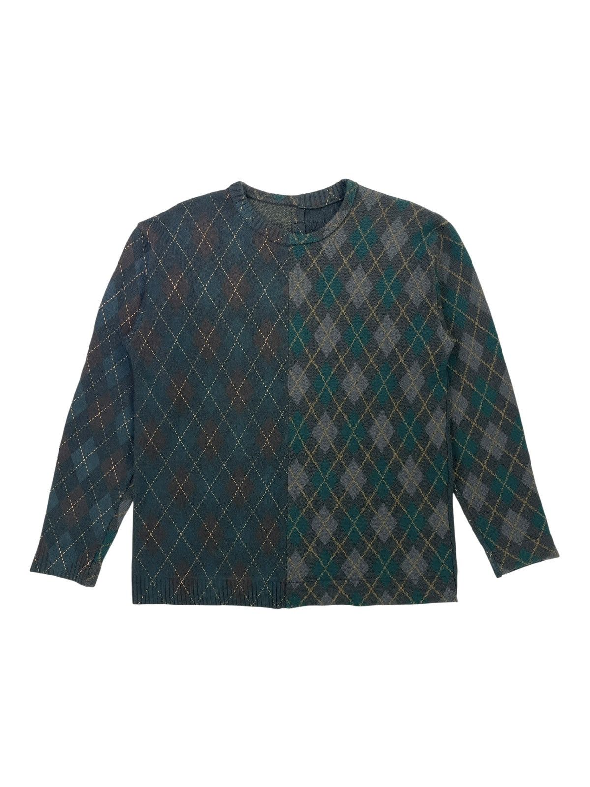Undercover 00AW Melting Pot - Hybrid Split Knit Sweater Size US L / EU 52-54 / 3 - 1 Thumbnail