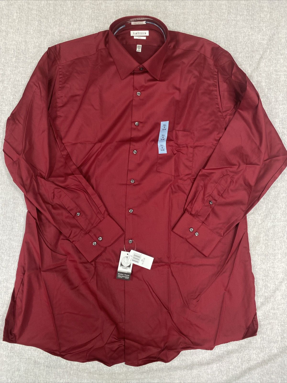 Van heusen sateen dress shirts hotsell