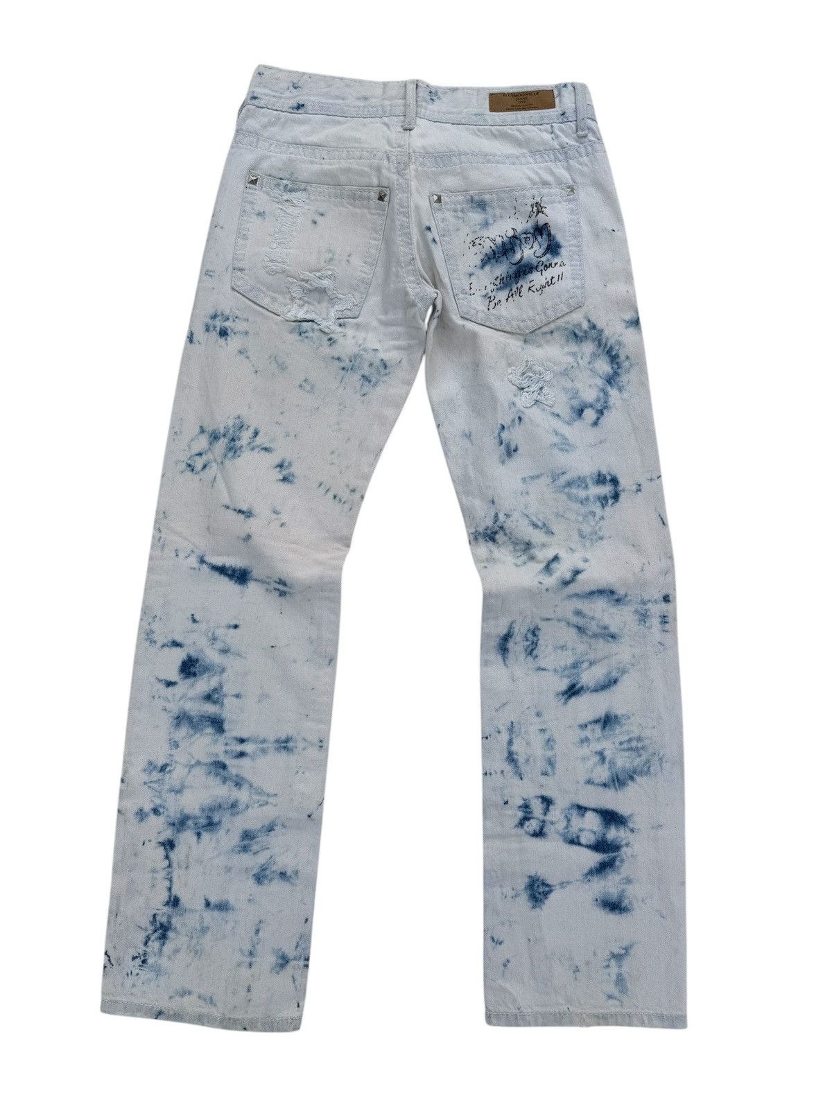 Hysteric Glamour BLUE MOON BLUE JEANS DISTRESSED STYLE JEANS Size 30" / US 8 / IT 44 - 2 Thumbnail