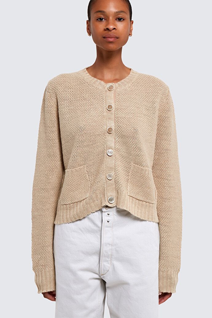 Maison Margiela o1y0625 Cardigan in Beige Size S / US 4 / IT 40 - 1 Thumbnail
