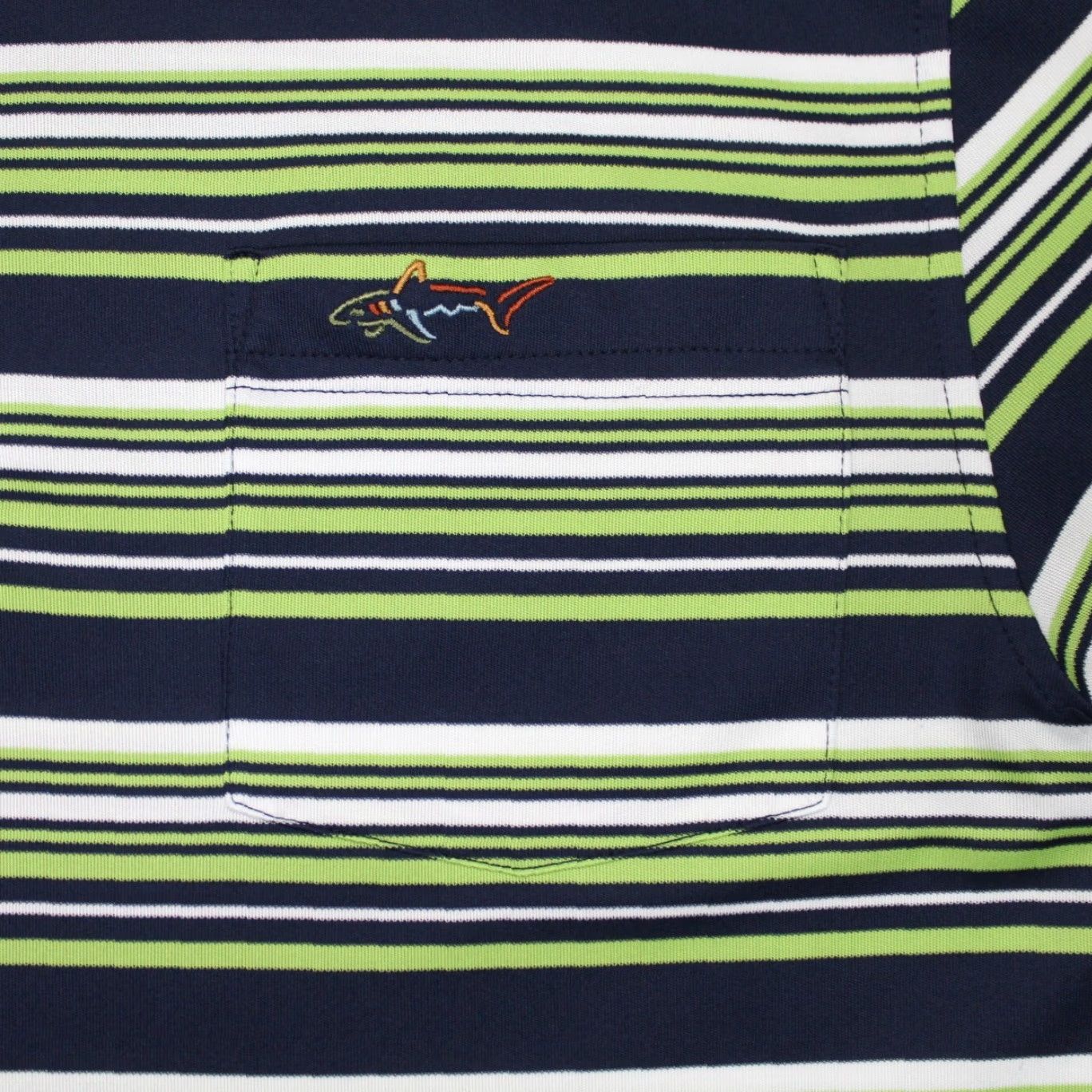 Tasso Elba Greg Norman for Tasso Elba Polo Shirt Mens Medium Green/Blue PlayDry S/S Pullover Size US M / EU 48-50 / 2 - 7 Thumbnail