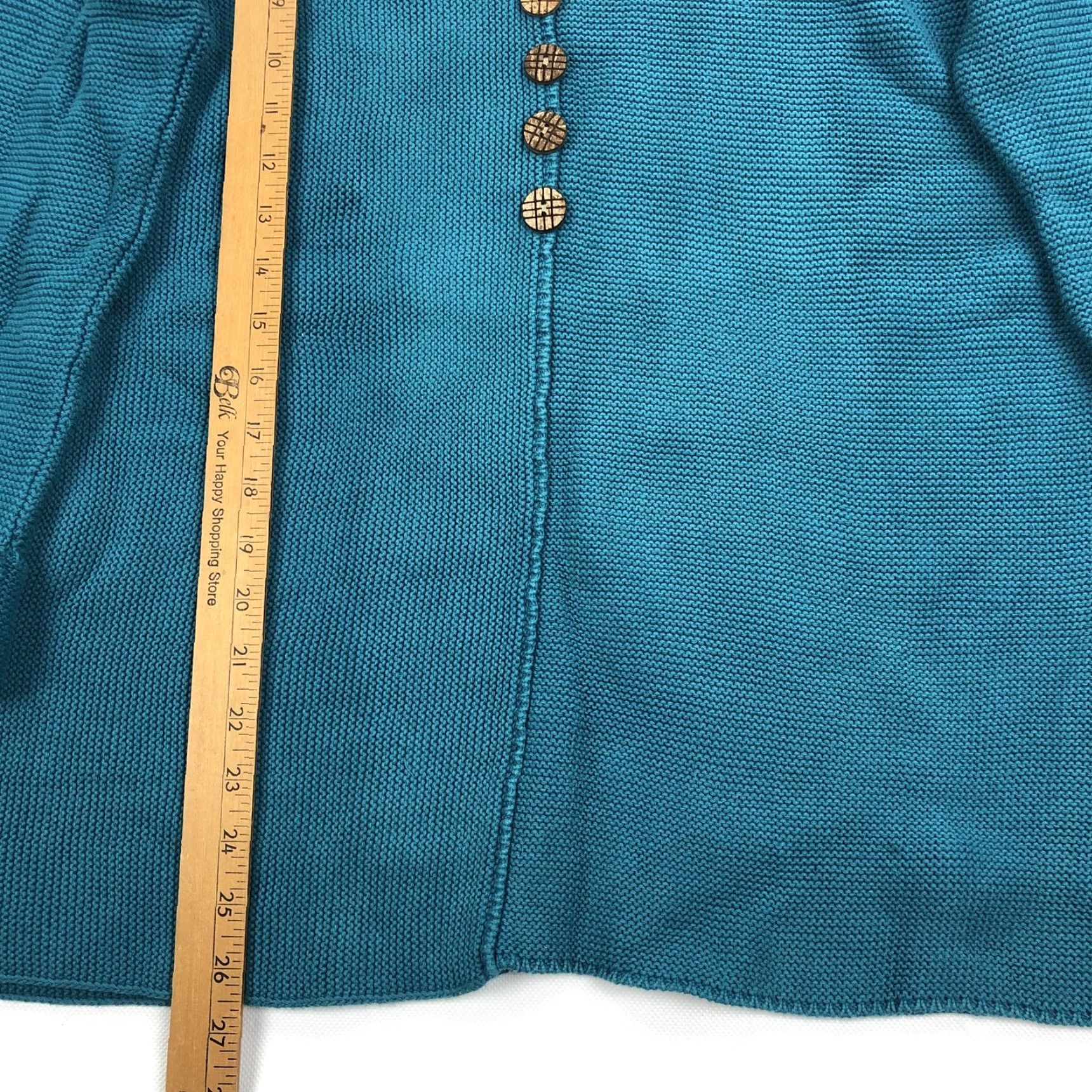 Habitat Habitat clothes to live in Women’s Teal Knit Cowl Neck Tunic Sweater Size S Size S / US 4 / IT 40 - 4 Thumbnail