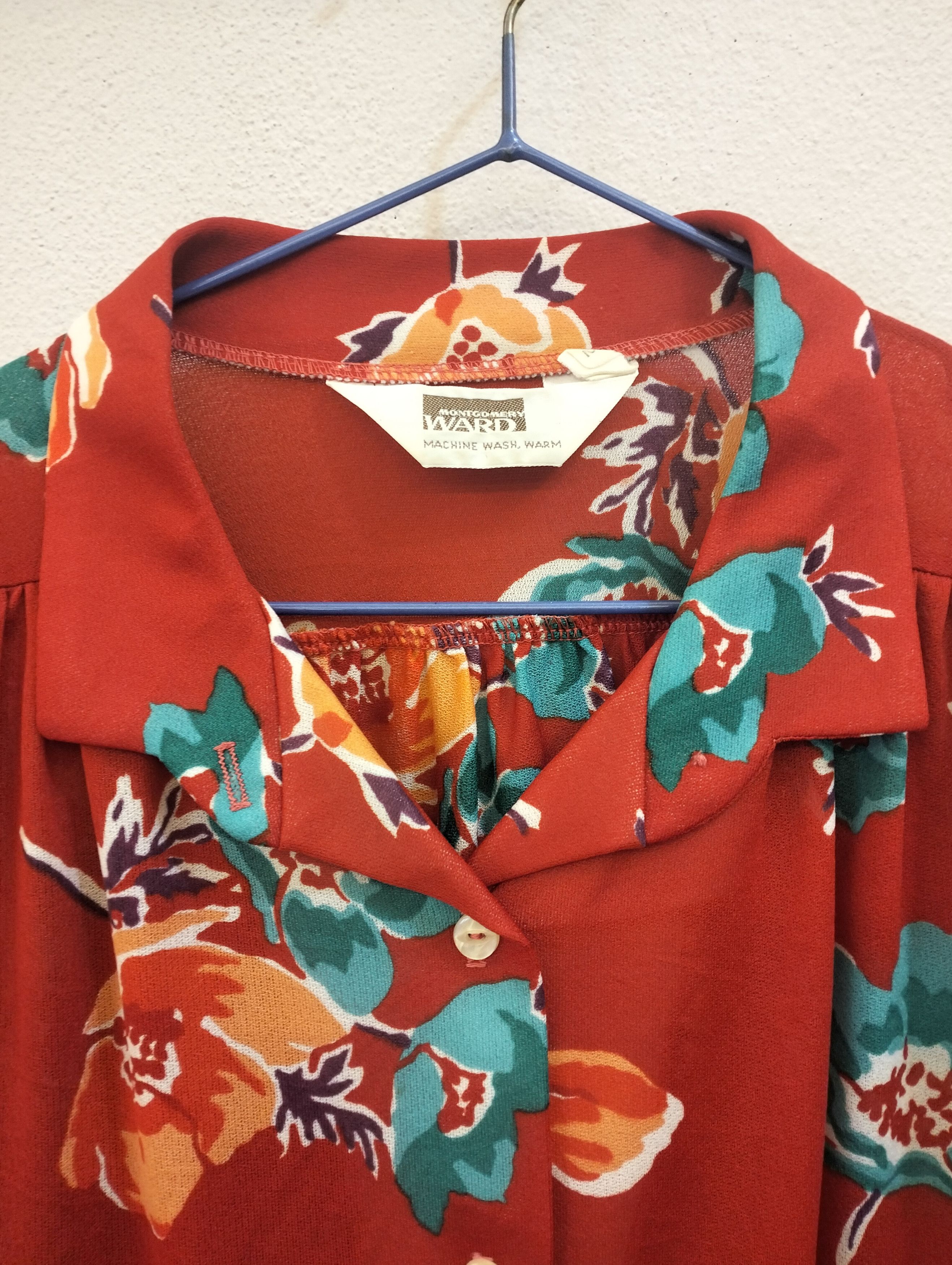 Original Montgomery × Vintage Vintage multicolour Hawaii Montgomery ward button up Size M / US 6-8 / IT 42-44 - 4 Thumbnail