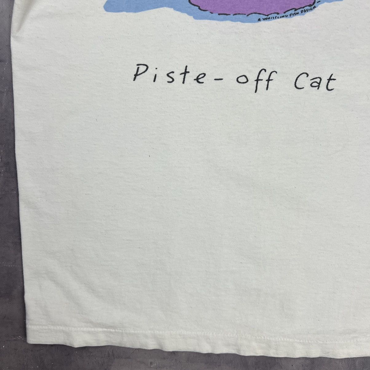 Designer Rare! Trevor Dunton Off Piste Cat Vintage Big Logo Tee 1996 Size US XL / EU 56 / 4 - 22 Thumbnail