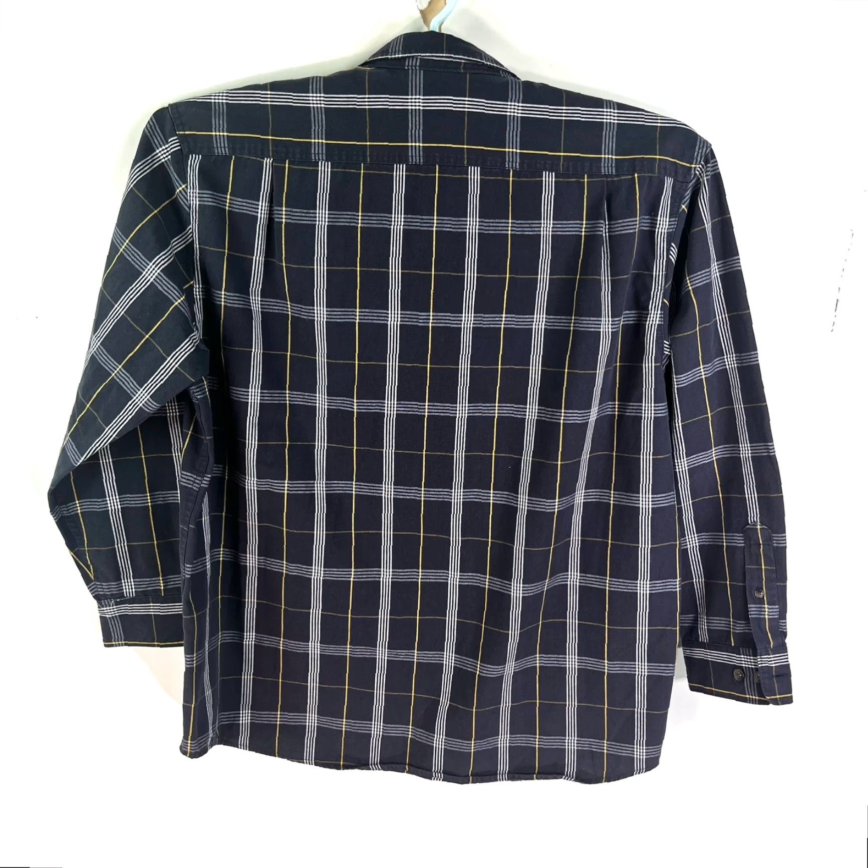Vintage C.E. Schmidt Plaid Button-Up Shirt Mens XL Blue Long Sleeve Size US XL / EU 56 / 4 - 7 Thumbnail