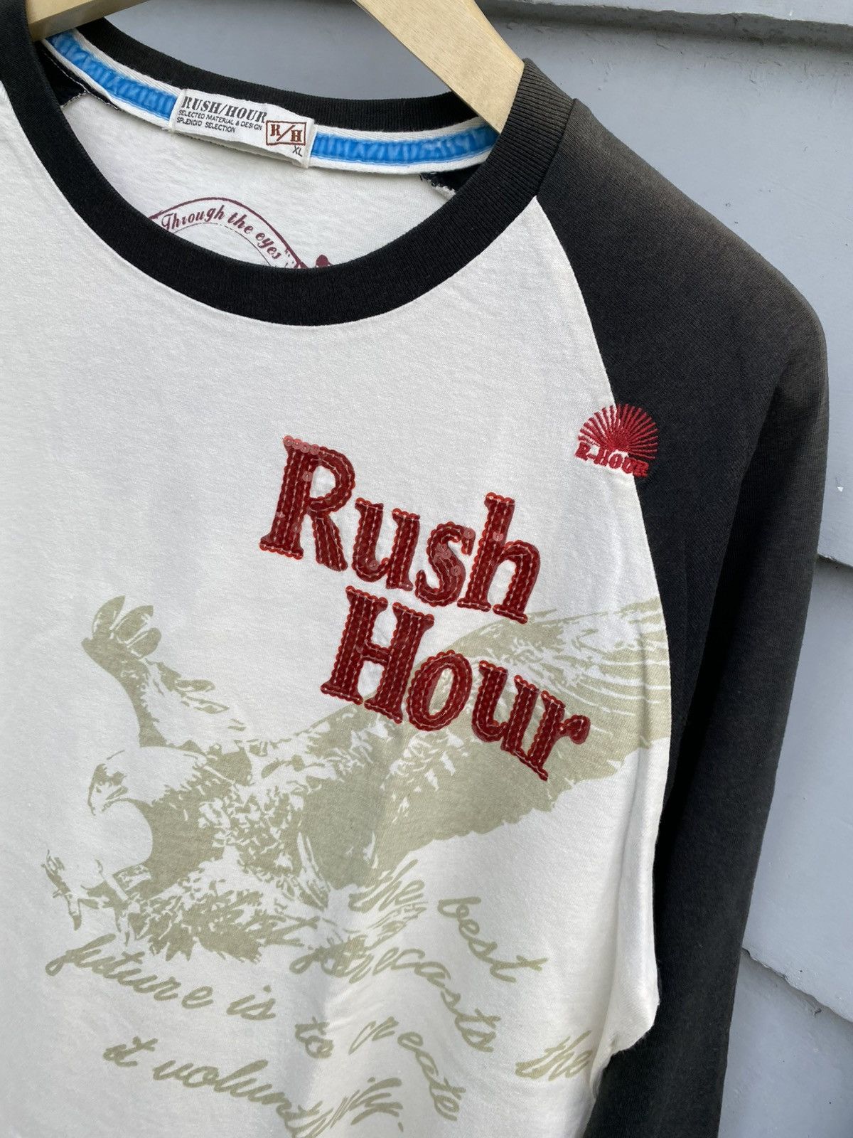 Japanese Brand Japanese Poem Vintage Longslevee Tshirt Size US XL / EU 56 / 4 - 5 Thumbnail